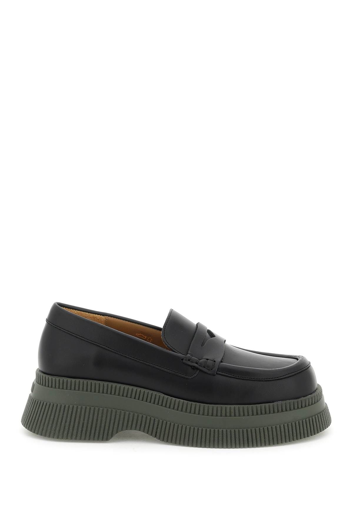 Ganni GANNI creeper wallaby loafers