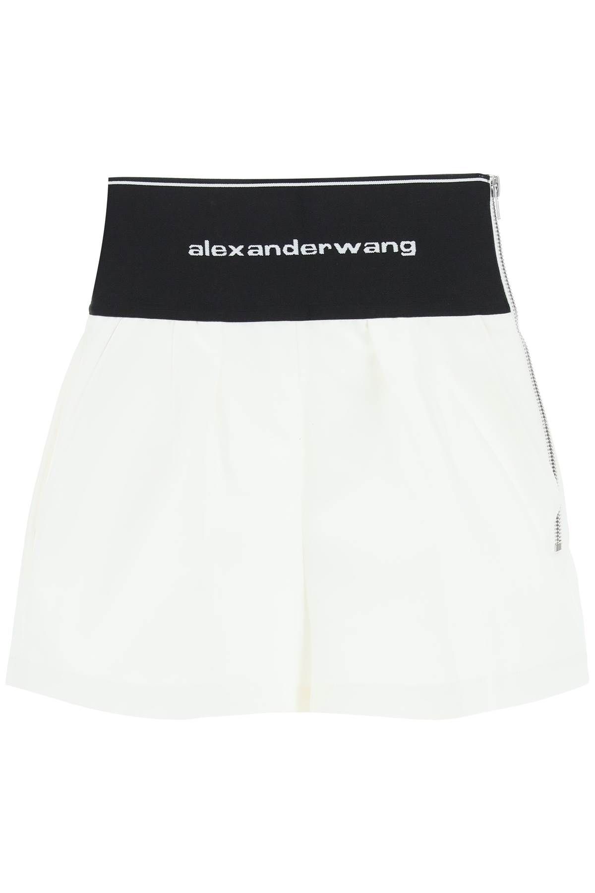 Alexander Wang ALEXANDER WANG cotton and nylon shorts with branded waistband