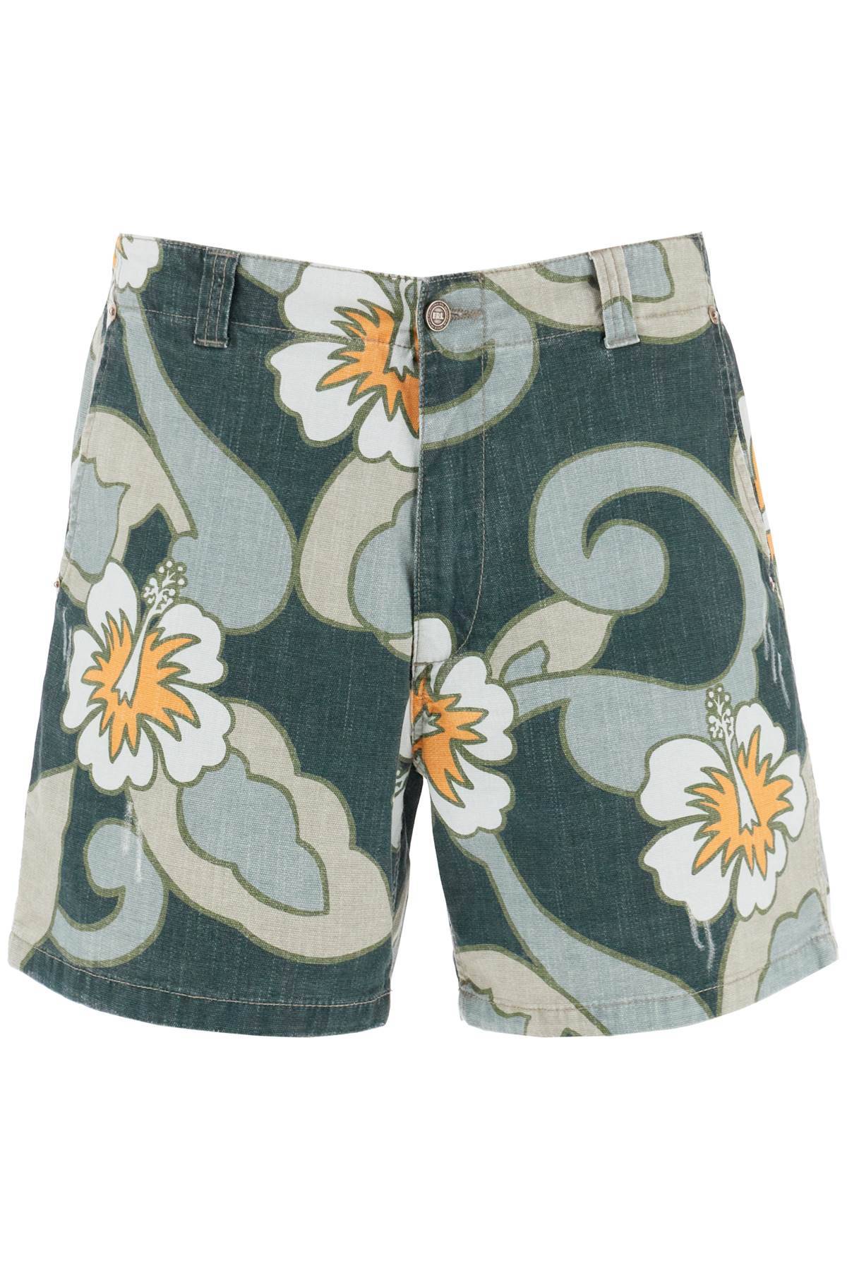 ERL ERL floral print bermida shorts
