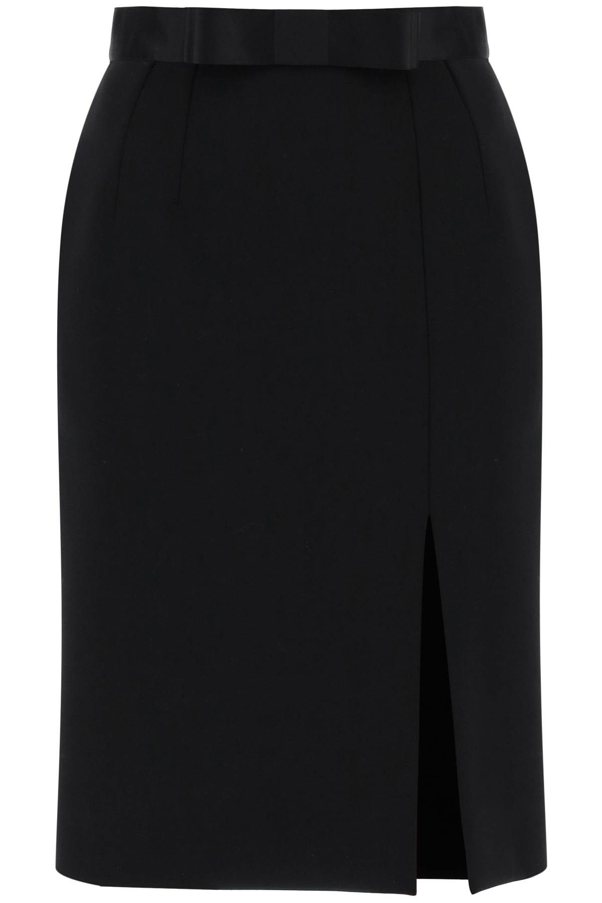 Dolce & Gabbana DOLCE & GABBANA "knee-length skirt with satin