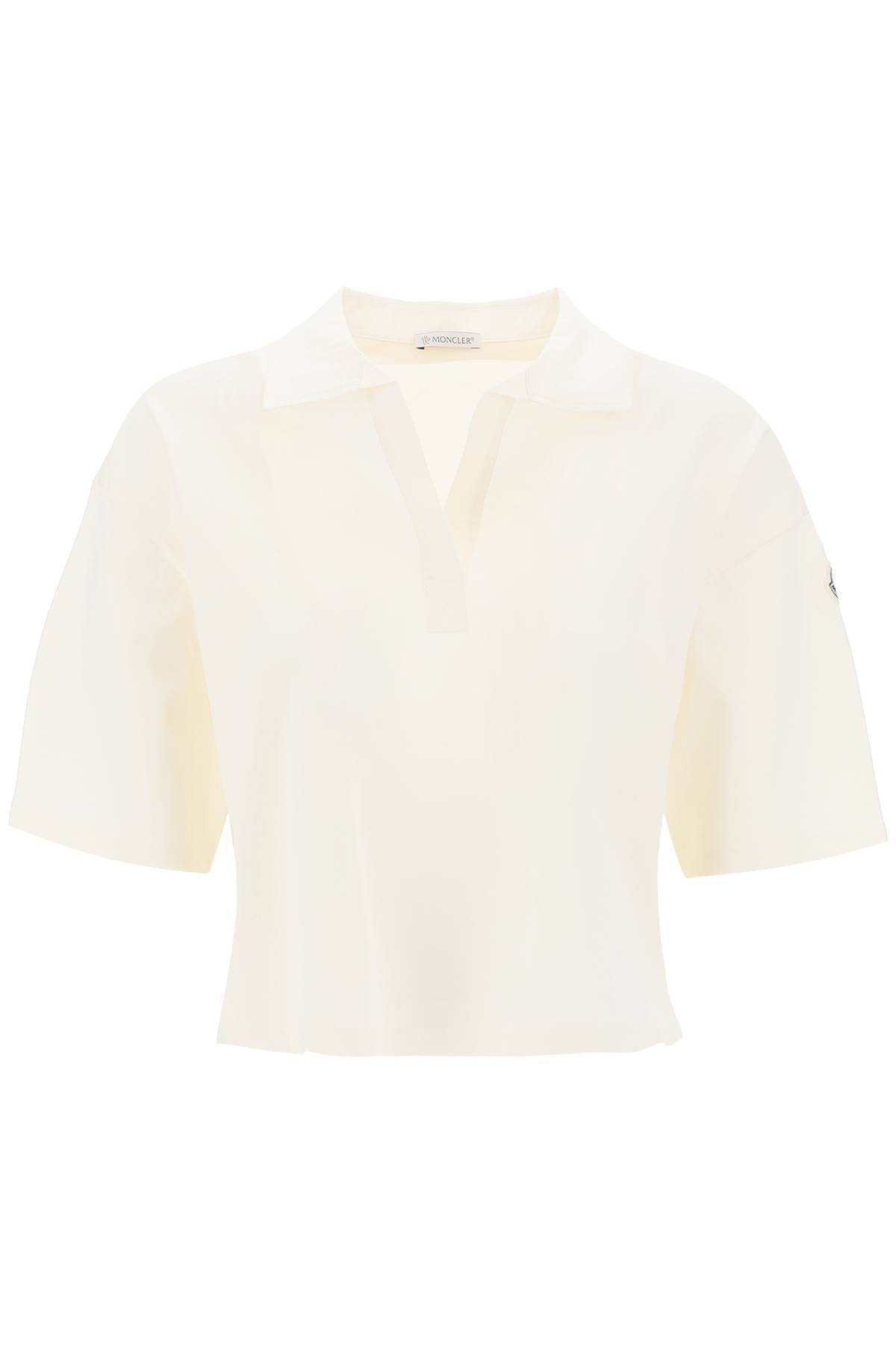 Moncler MONCLER polo shirt with poplin inserts
