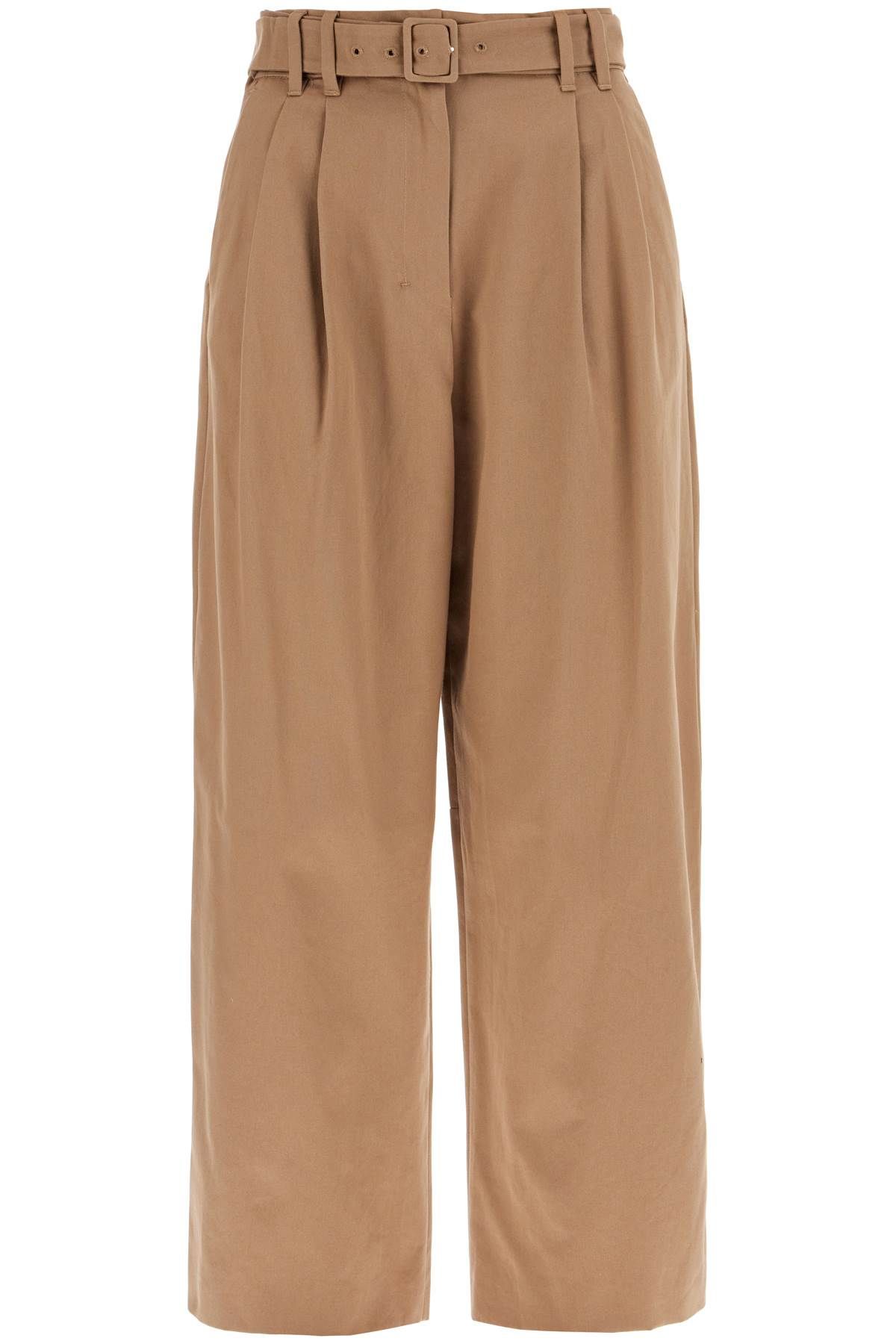  'S MAX MARA wide gabardine trousers with