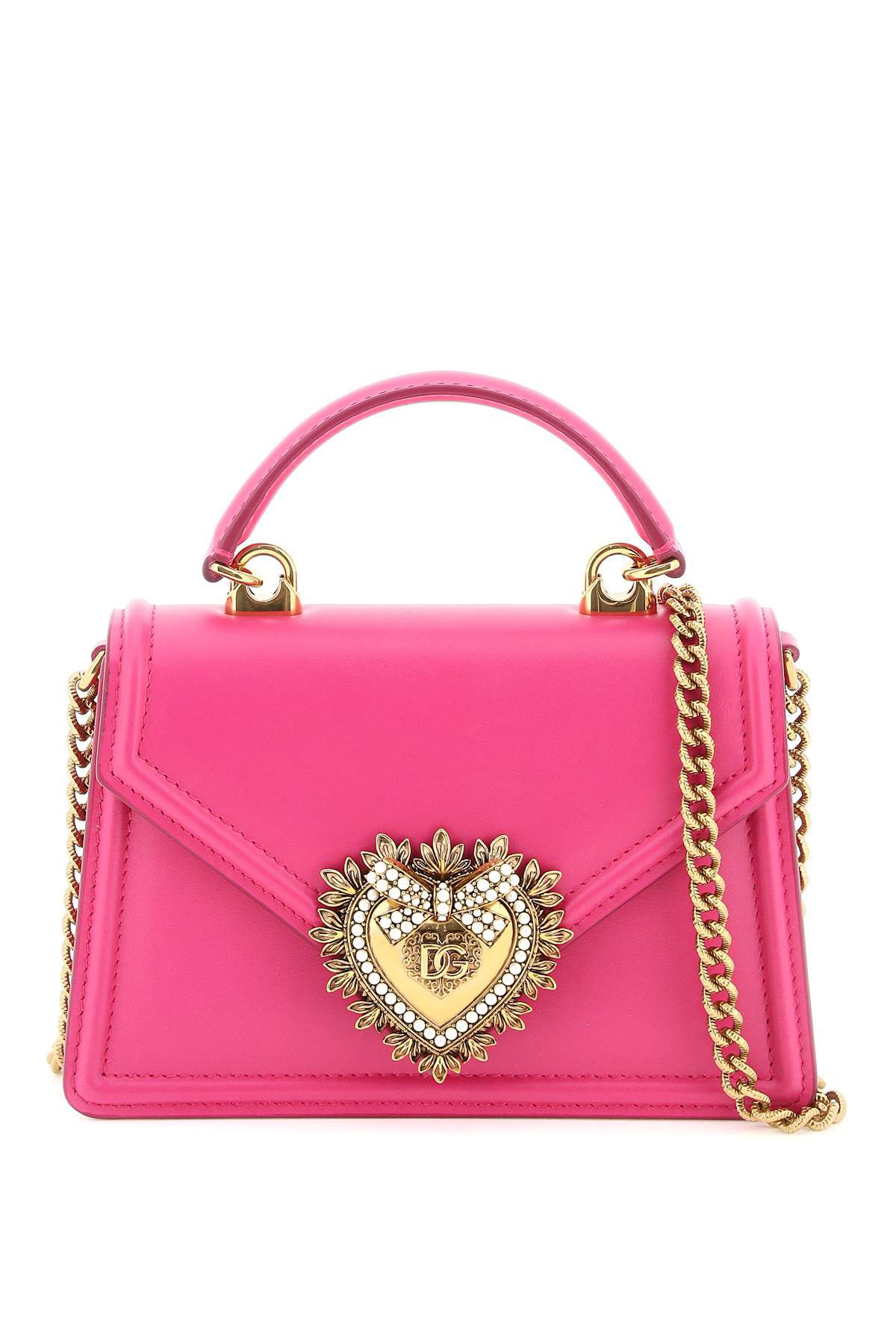 Dolce & Gabbana DOLCE & GABBANA leather small 'devotion' bag