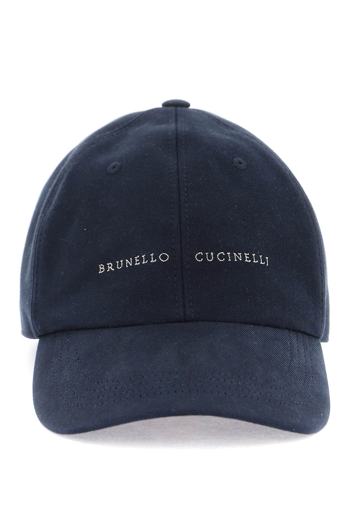 Brunello Cucinelli BRUNELLO CUCINELLI embroidered logo baseball cap