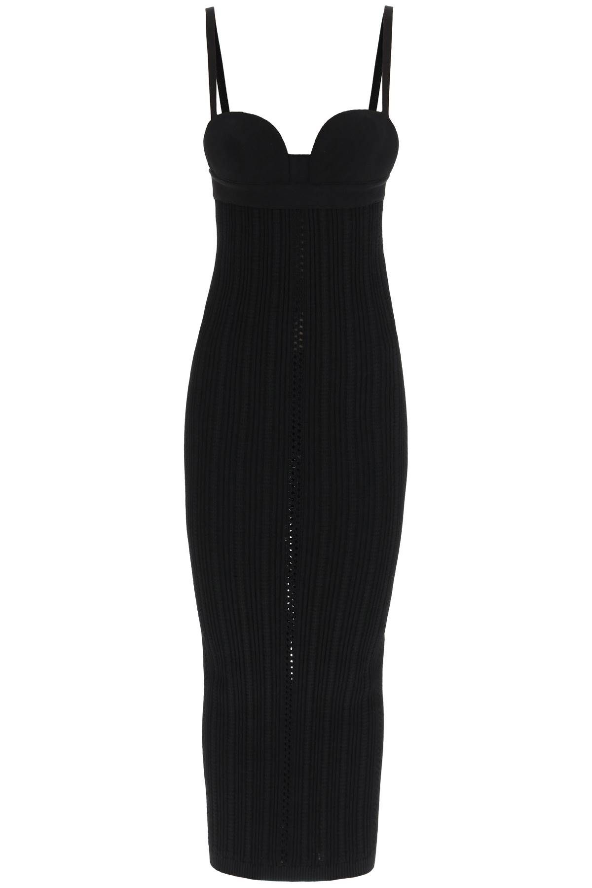  N.21 openwork knit sheath dress