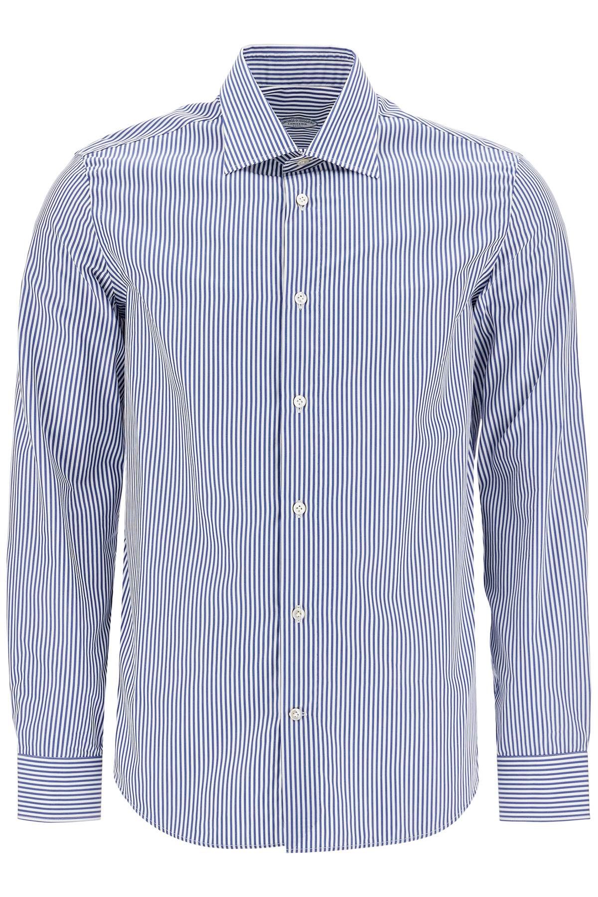  VINCENZO DI RUGGIERO slim fit twill shirt for men