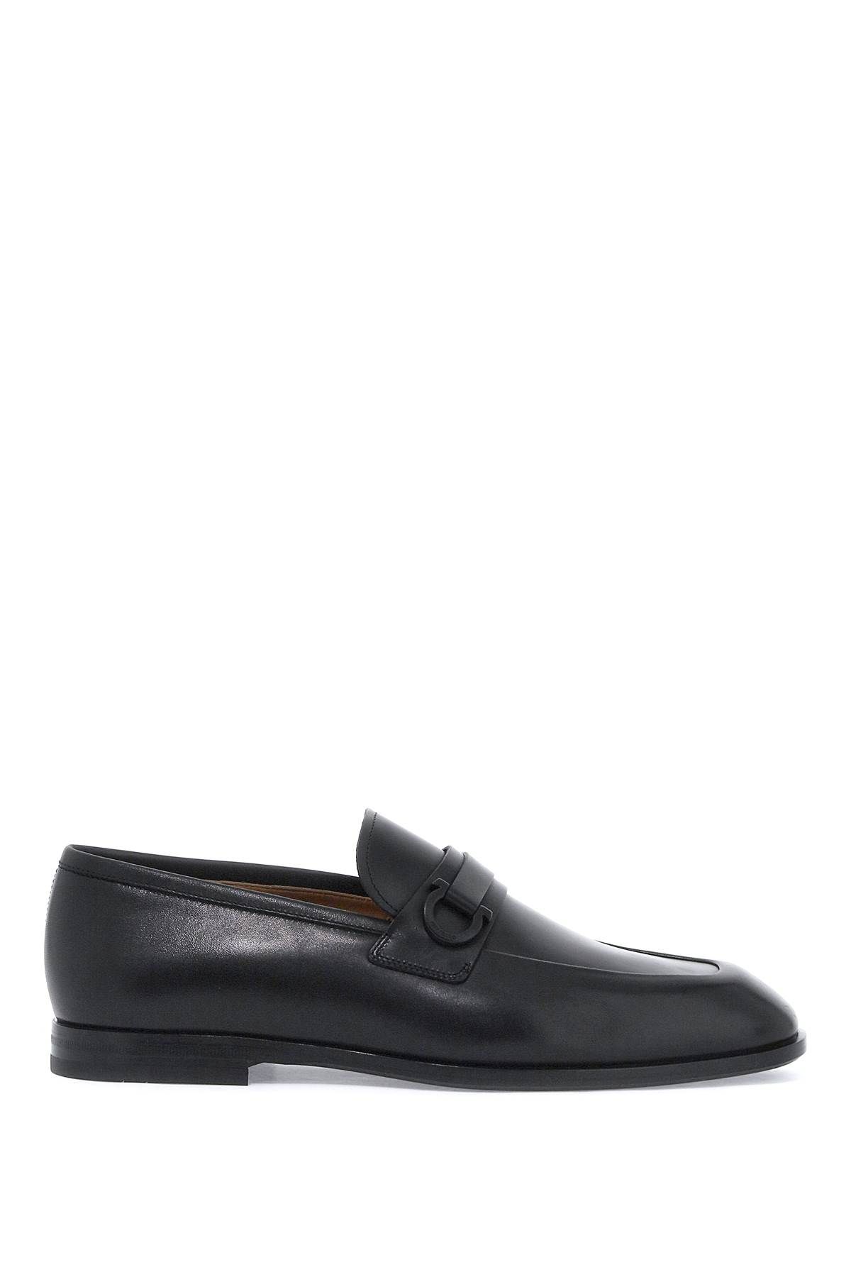 Ferragamo FERRAGAMO smooth leather loafers with gancini