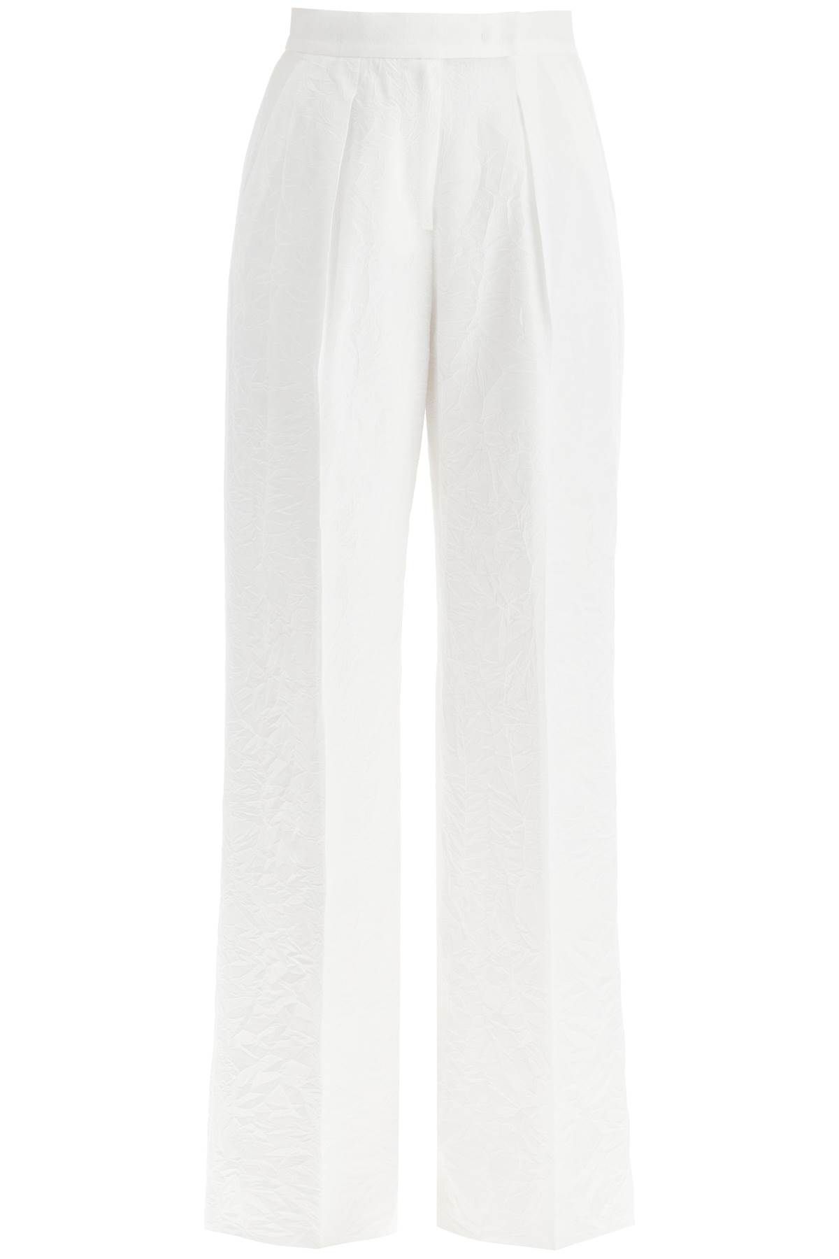 Max Mara MAX MARA cracked microfaille pants