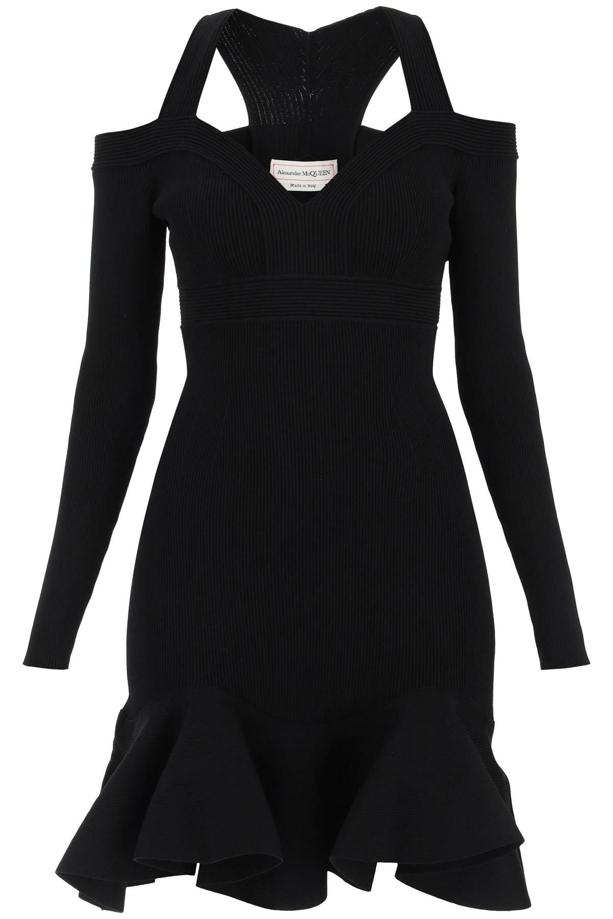 Alexander McQueen ALEXANDER MCQUEEN ribbed knit mini dress