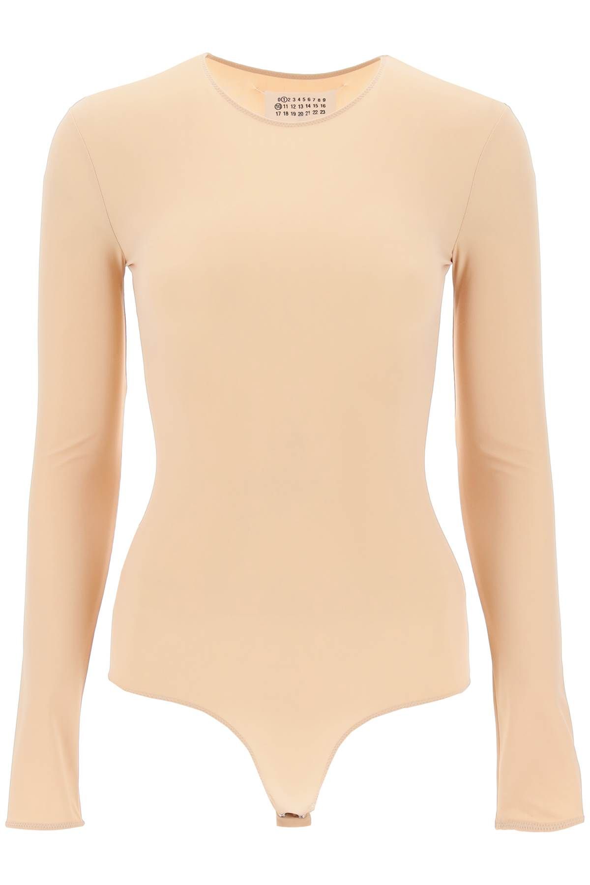 Maison Margiela MAISON MARGIELA second skin long sleeve lycra bodysuit