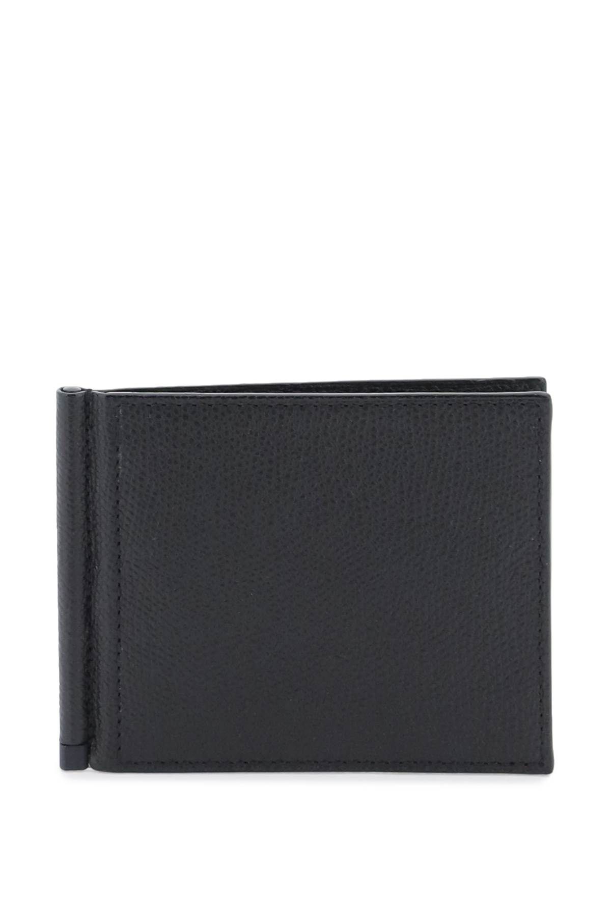 Valextra VALEXTRA leather bifold money clip wallet