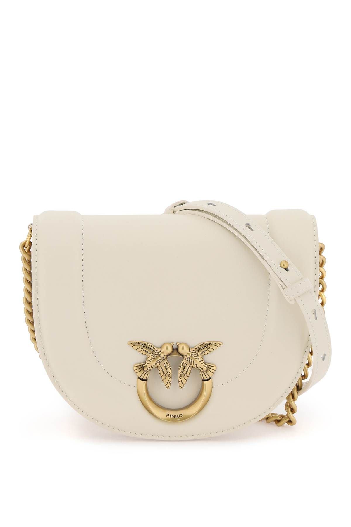 Pinko PINKO mini love bag click round leather shoulder bag