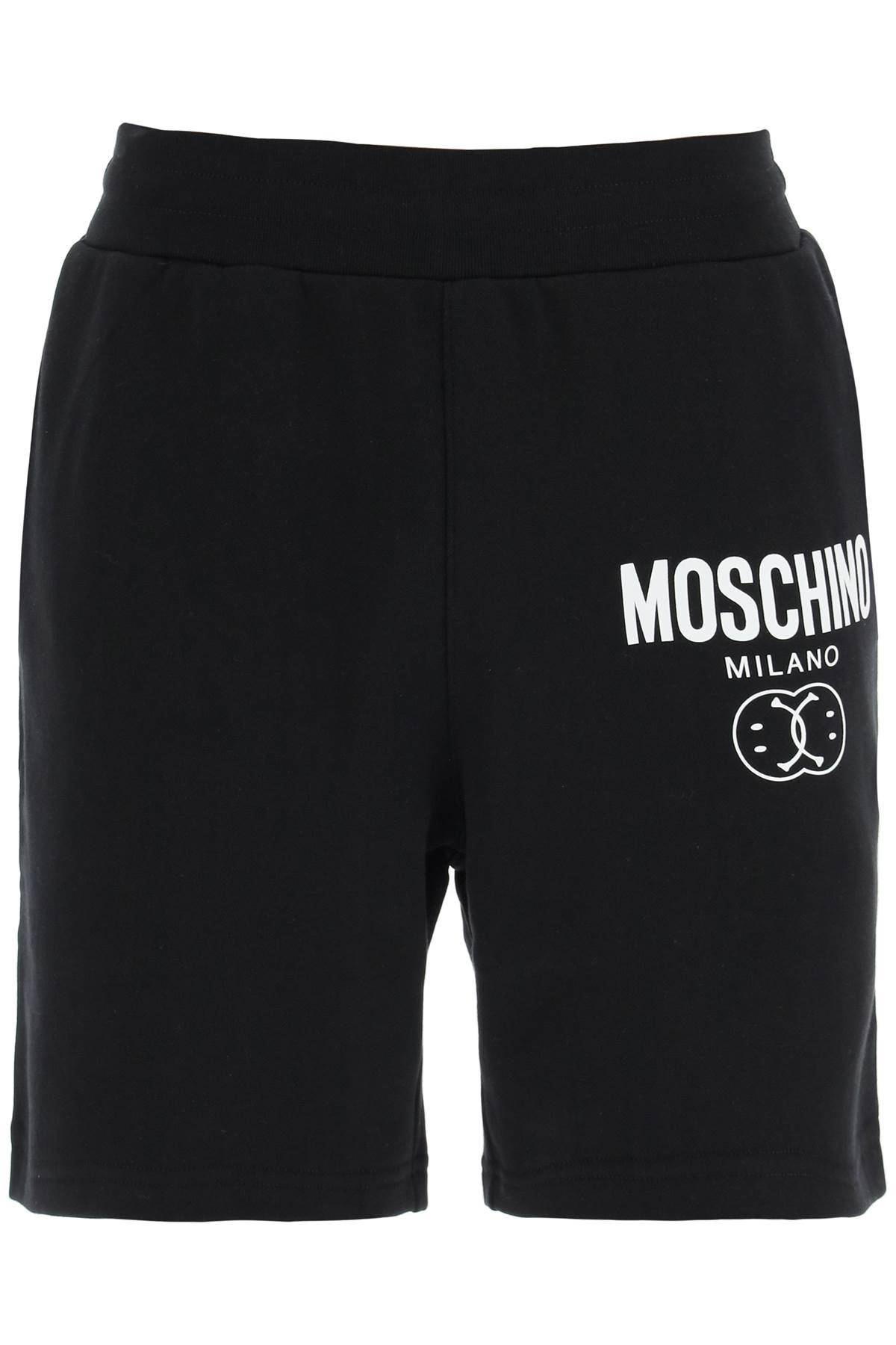 Moschino MOSCHINO 'double question mark' logo sweatshorts