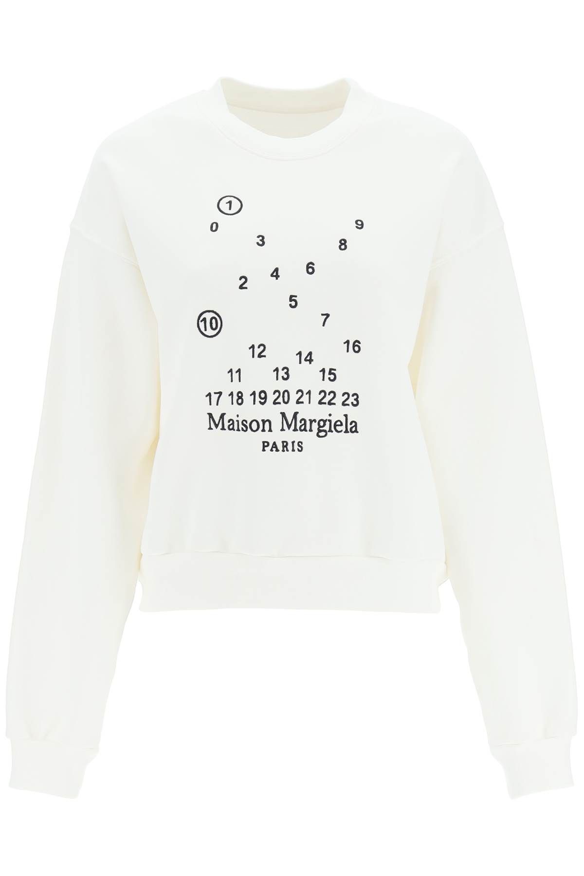 Maison Margiela MAISON MARGIELA logo embroidery sweatshirt