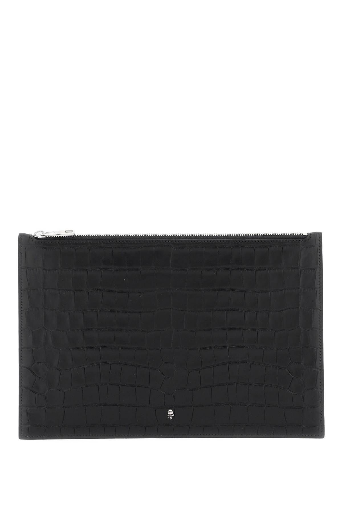 Alexander McQueen ALEXANDER MCQUEEN leather flat pouch