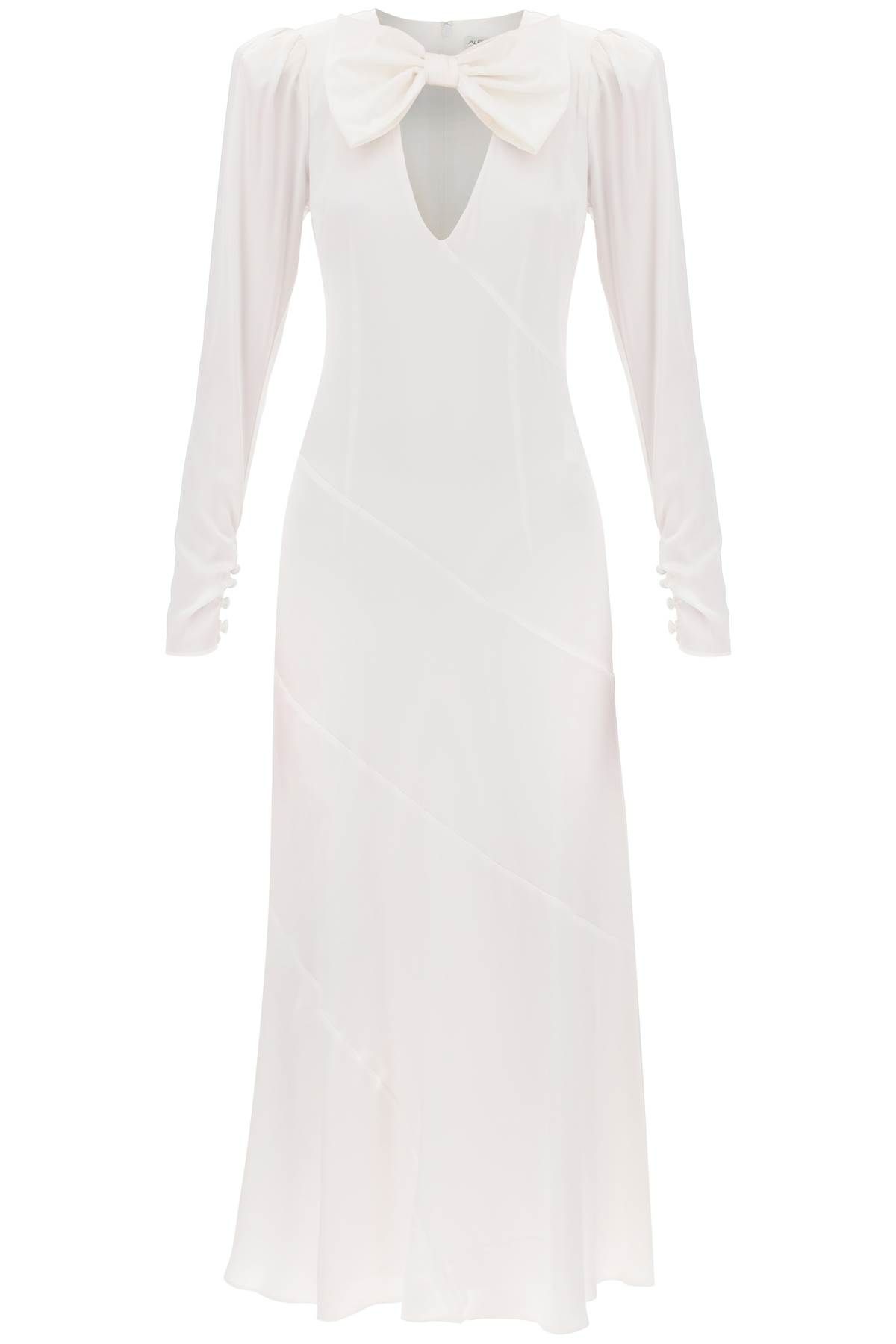 Alessandra Rich ALESSANDRA RICH long dress in silk satin