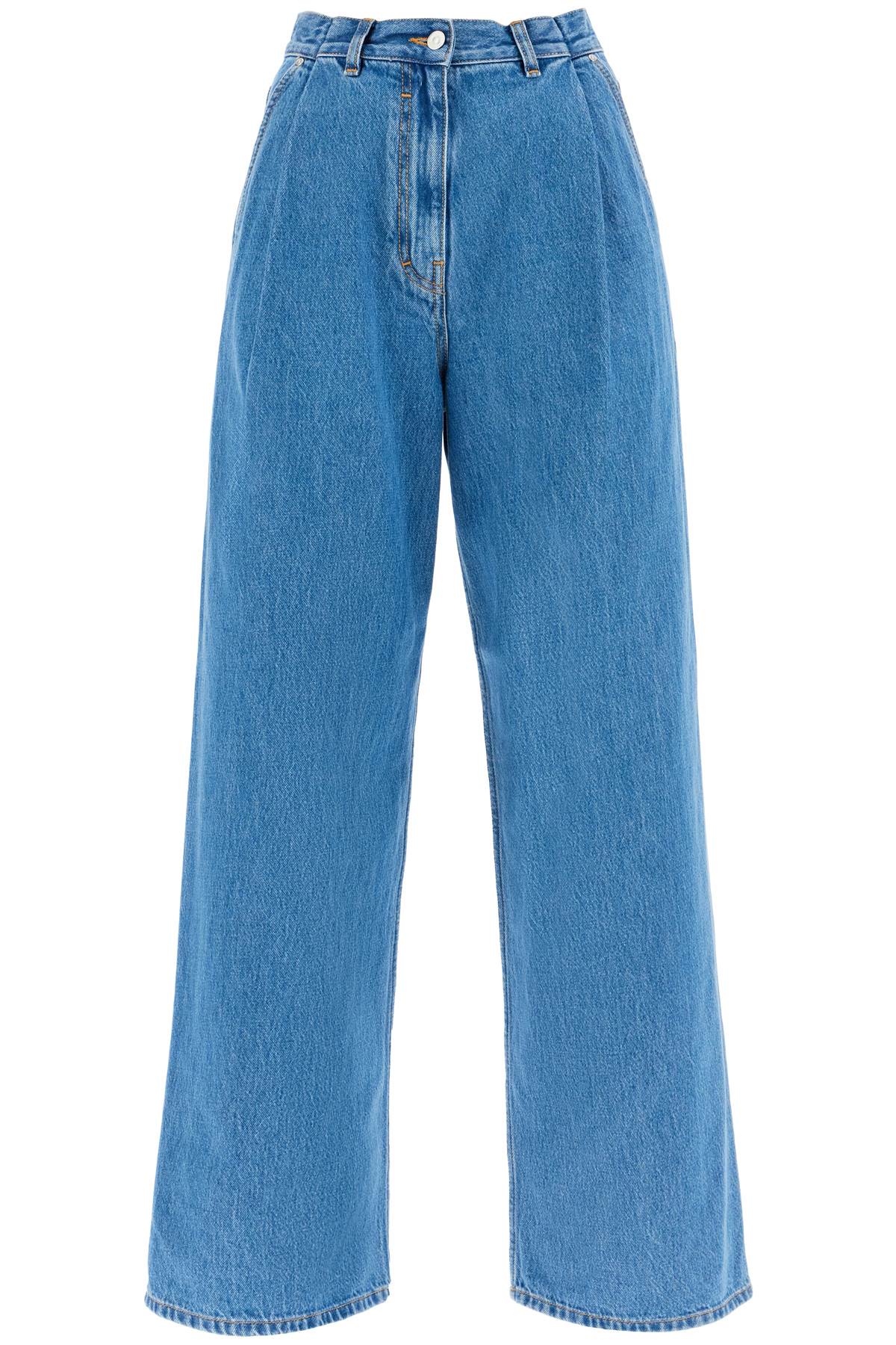 Givenchy GIVENCHY double pleated jeans with a