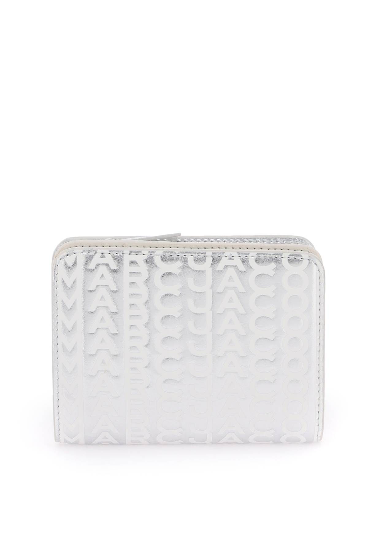 Marc Jacobs MARC JACOBS the monogram metallic mini compact wallet