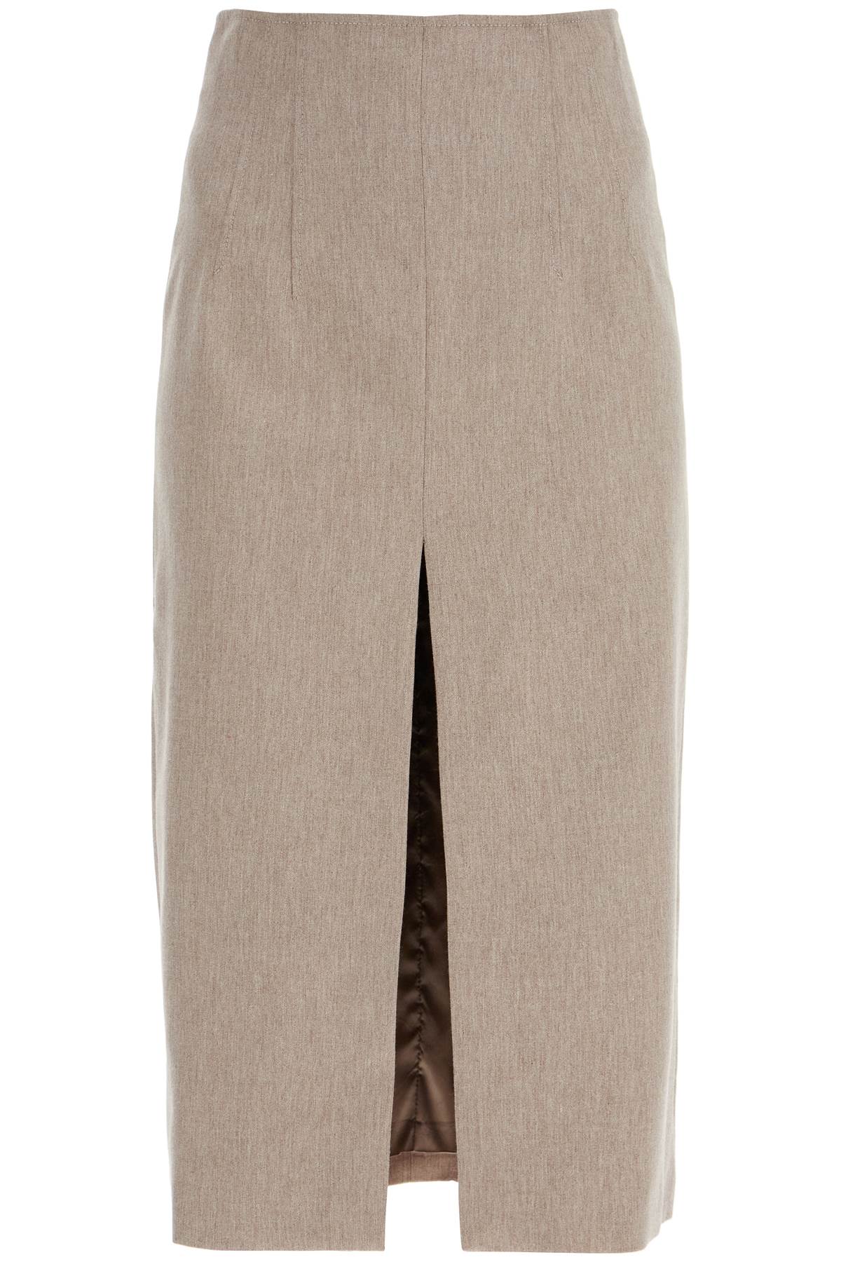 The andamane THE ANDAMANE pencil skirt with slit