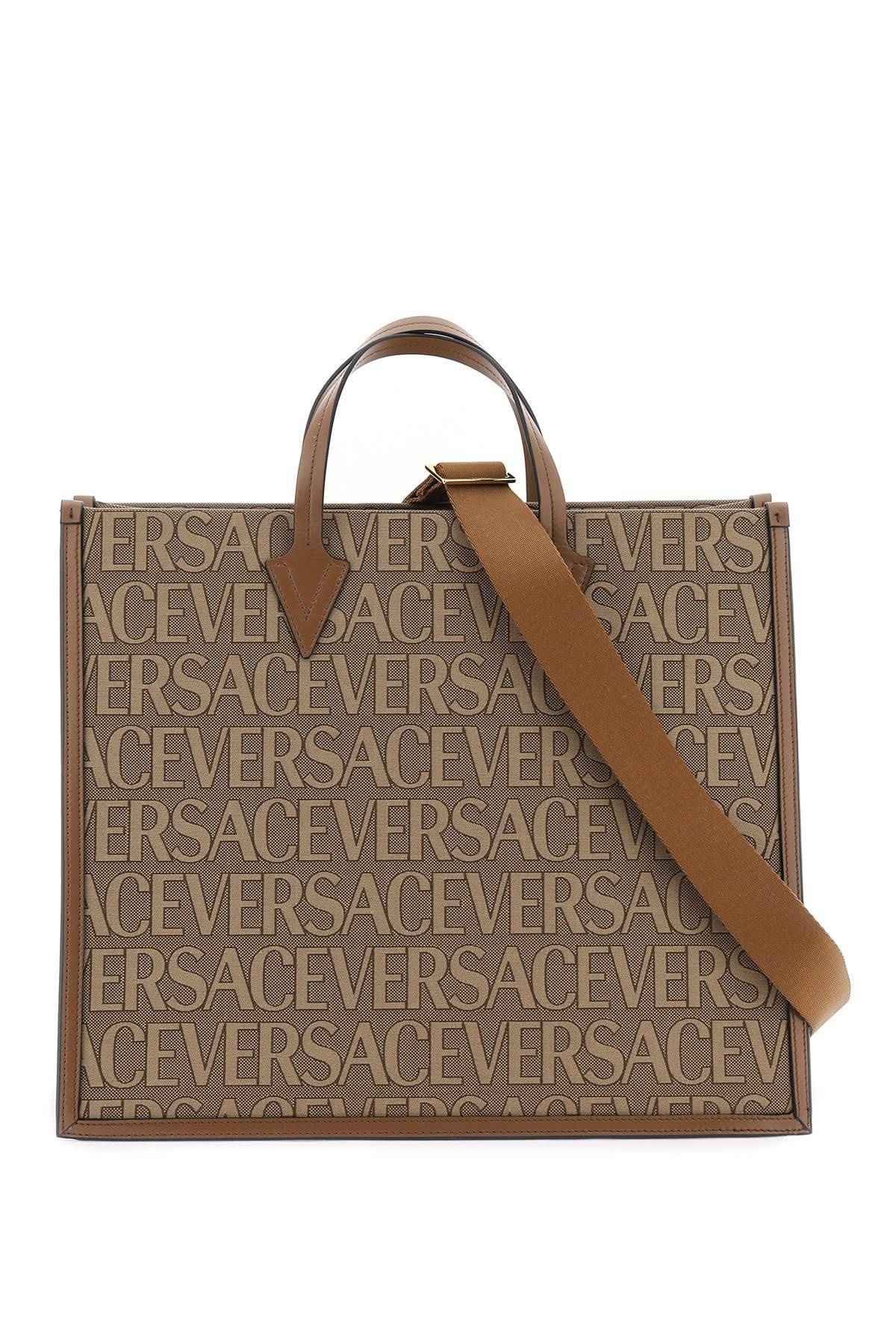 Versace VERSACE versace allover shopper bag