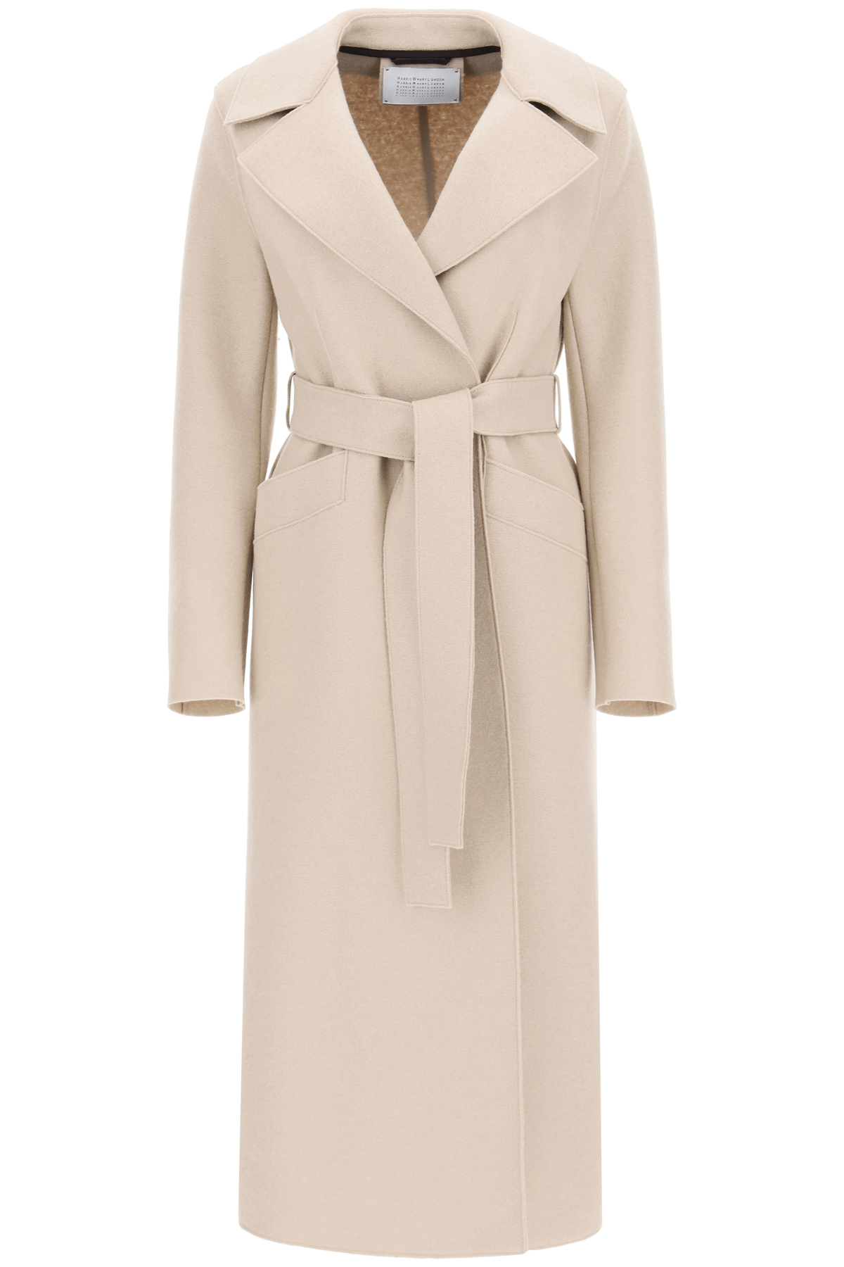 HARRIS WHARF LONDON HARRIS WHARF LONDON long coat in pressed wool