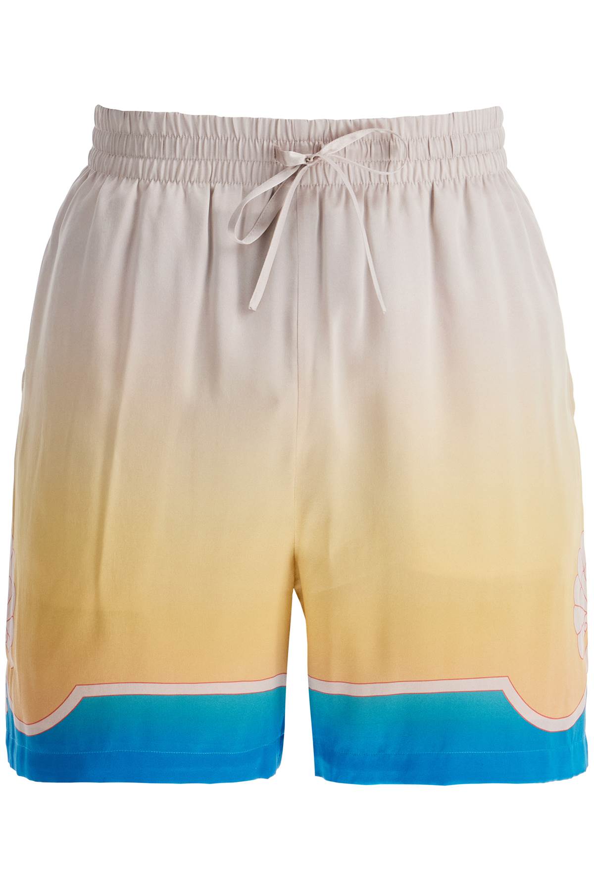 Casablanca CASABLANCA "colorful silk bermuda shorts set