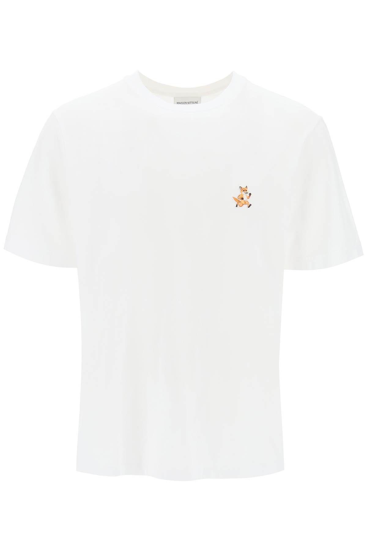 Maison Kitsuné MAISON KITSUNE speedy fox patch t-shirt