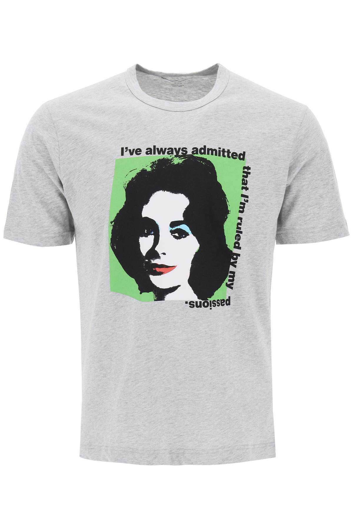 Comme Des Garçons Shirt COMME DES GARCONS SHIRT liz taylor printed t-shirt