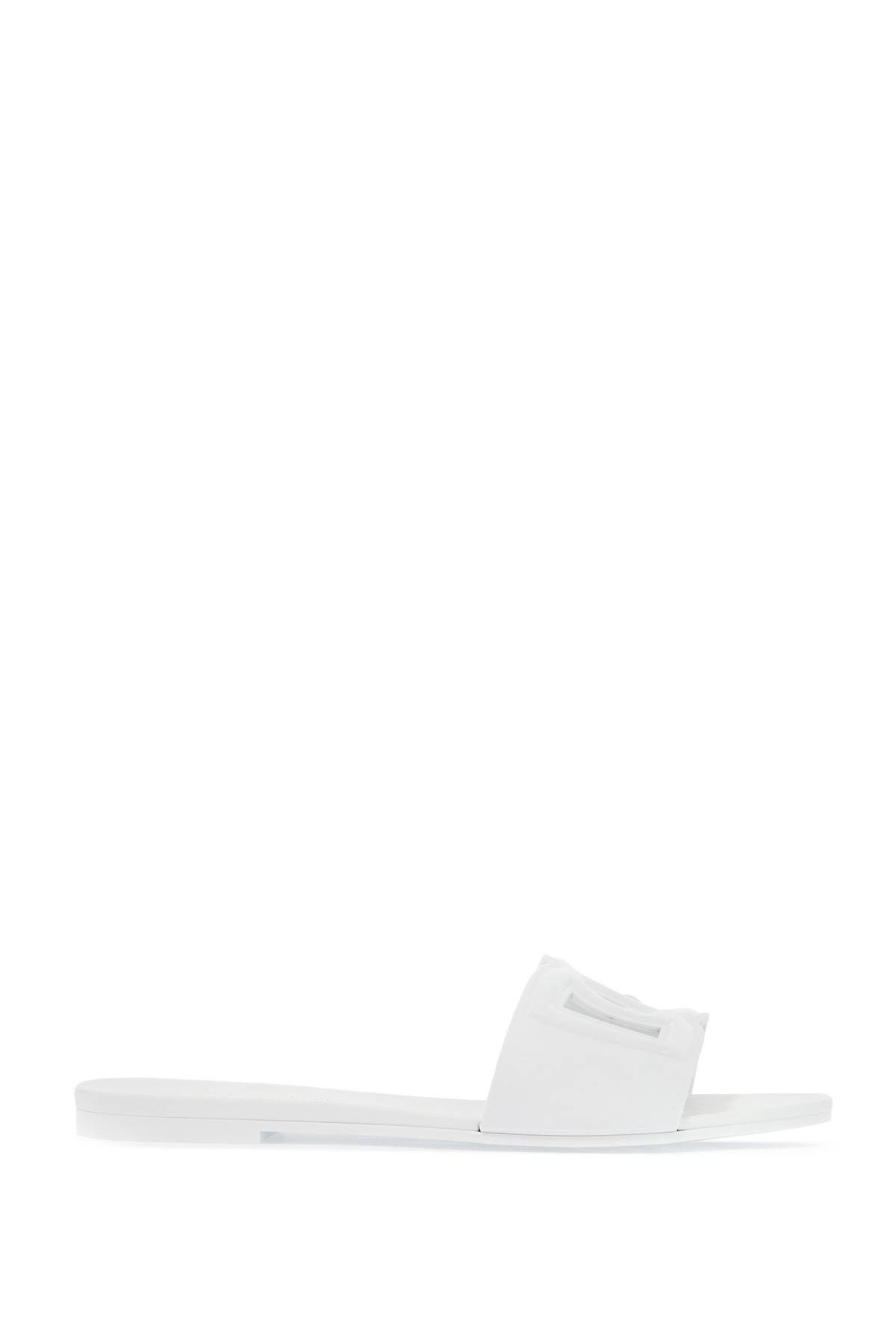 Dolce & Gabbana DOLCE & GABBANA rubber slides with cut-out