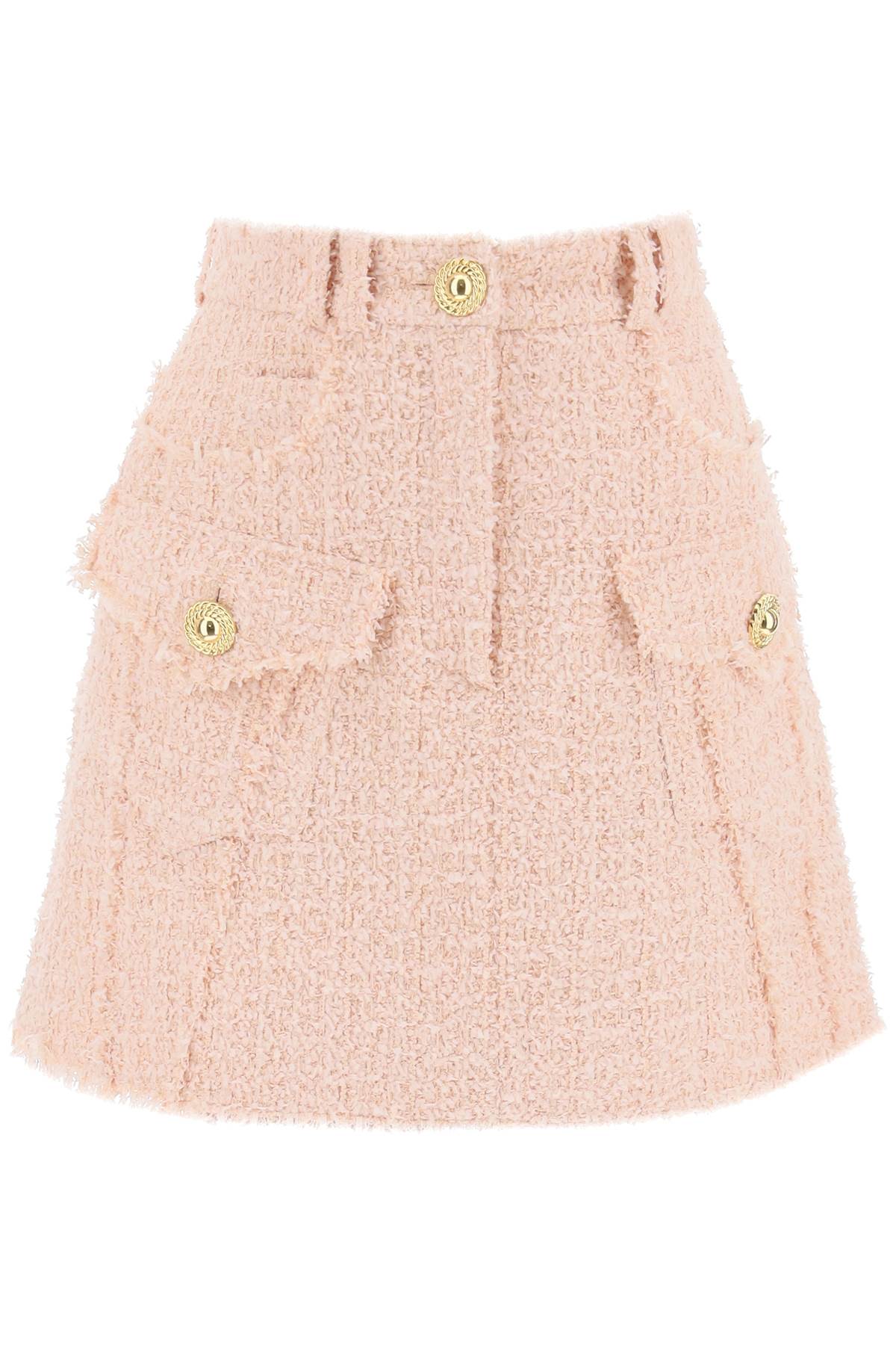 Balmain BALMAIN mini skirt in tweed