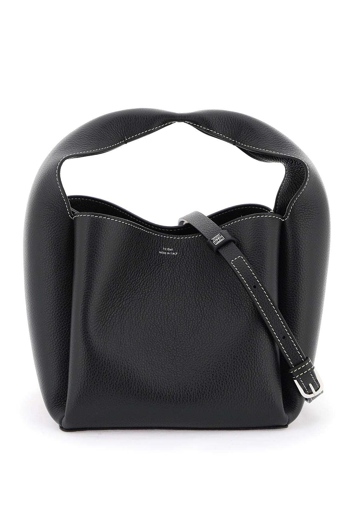 Toteme TOTEME hammered leather bucket bag