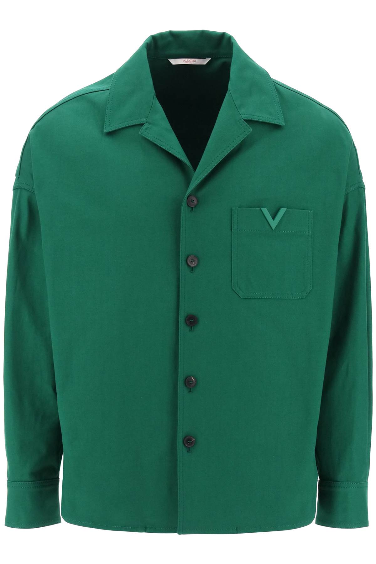 VALENTINO GARAVANI VALENTINO GARAVANI "canvas overshirt with v detail