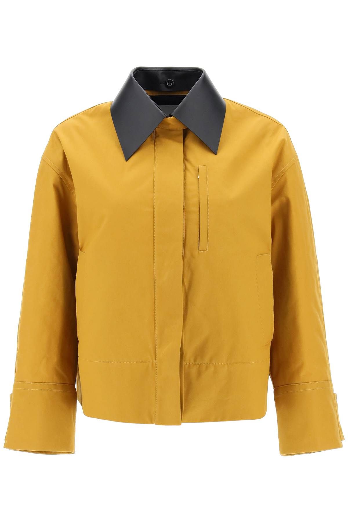 Jil Sander JIL SANDER jacket with leather collar