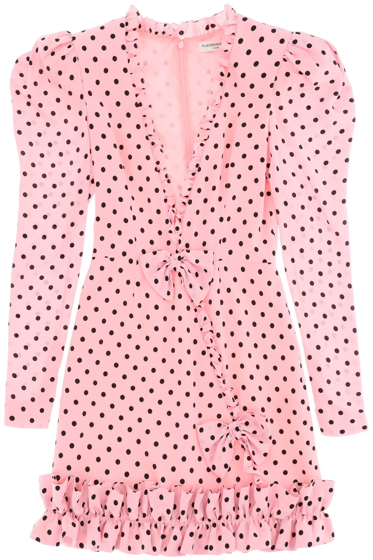 Alessandra Rich ALESSANDRA RICH "polka dot crepe de chine mini