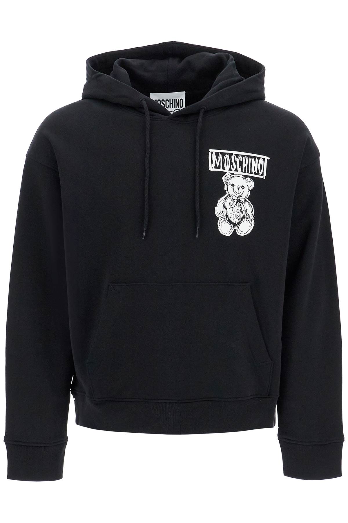 Moschino MOSCHINO hooded sweatshirt with drawn