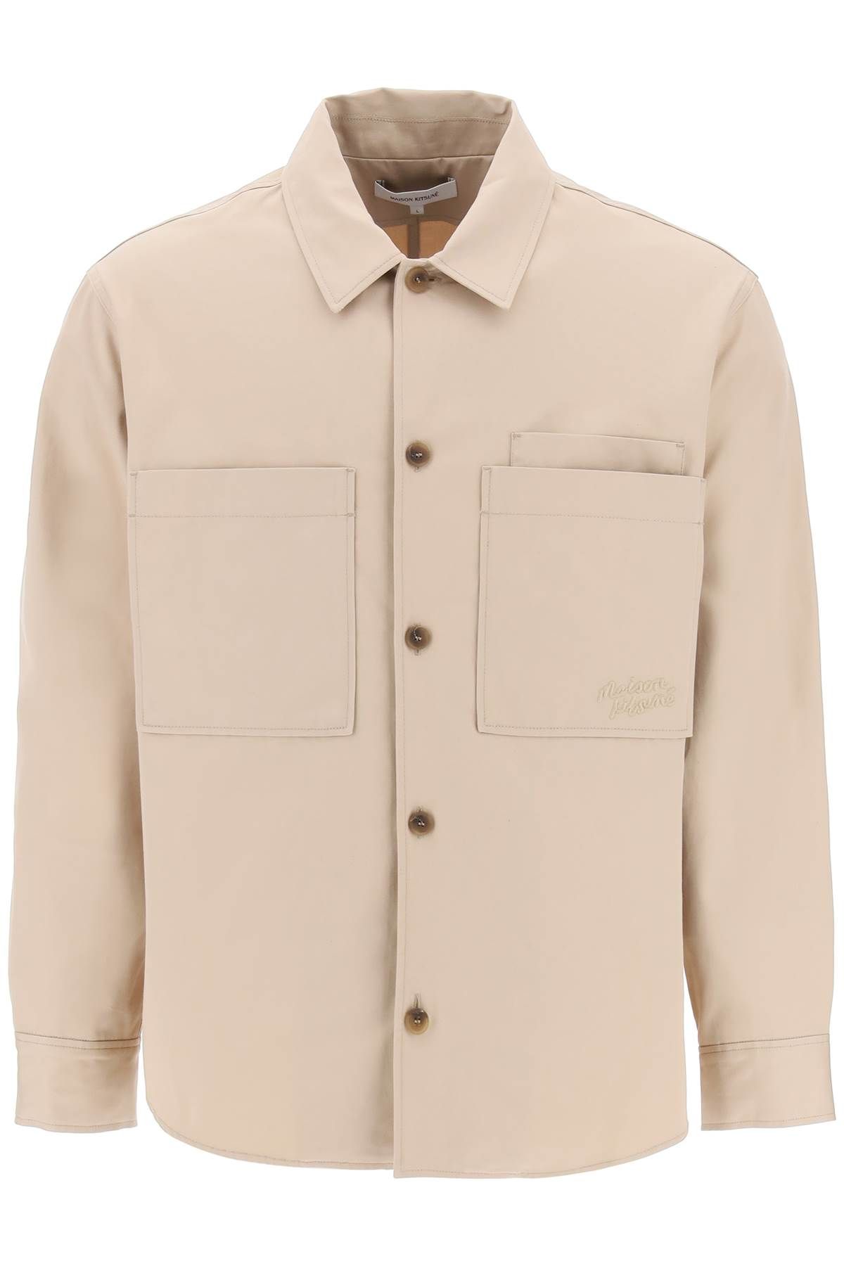 Maison Kitsuné MAISON KITSUNE cotton gabardine overshirt