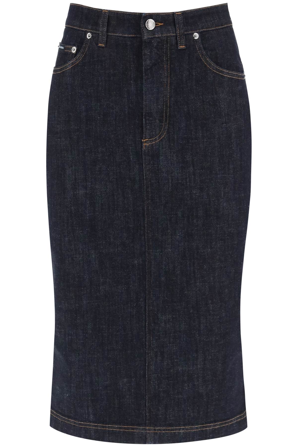 Dolce & Gabbana DOLCE & GABBANA denim pencil skirt