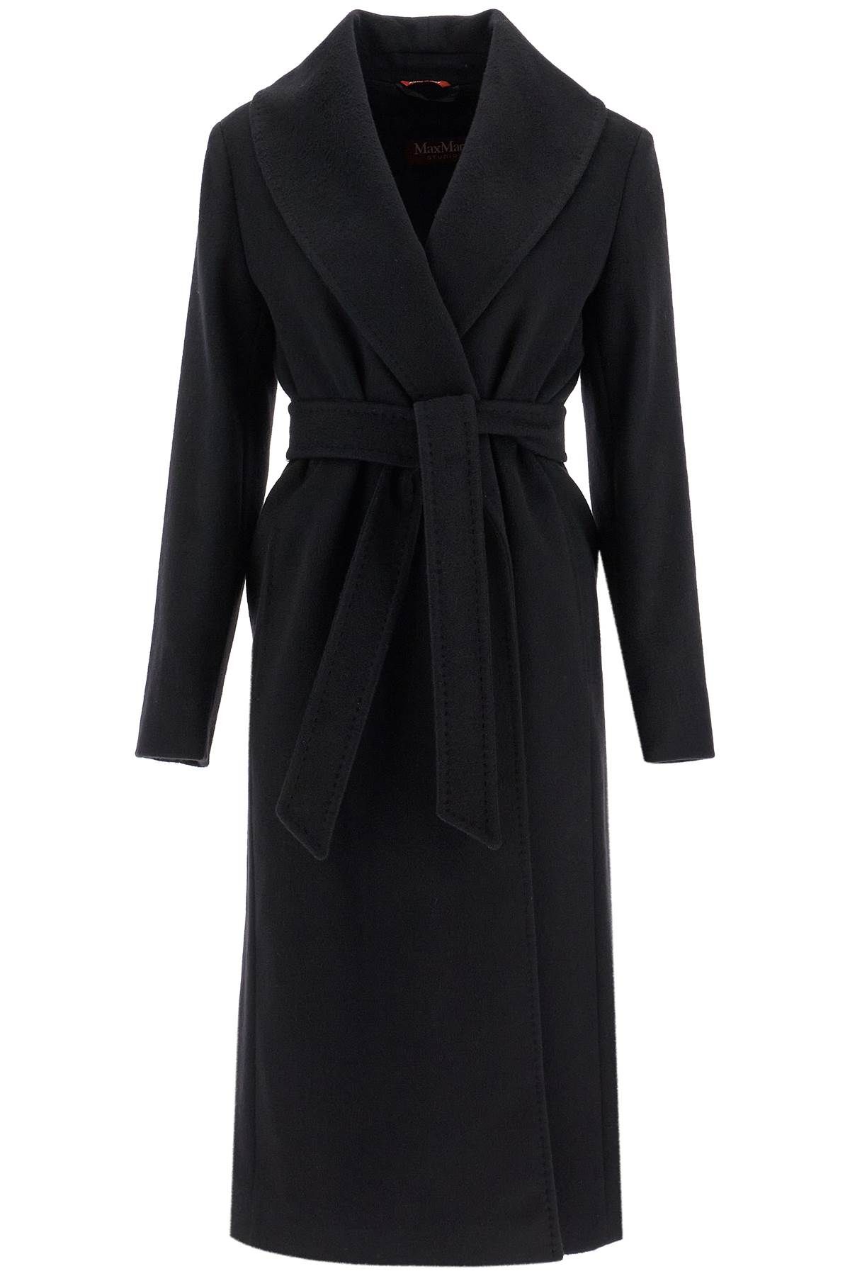 MAX MARA STUDIO MAX MARA STUDIO long woolen dressing gown coat