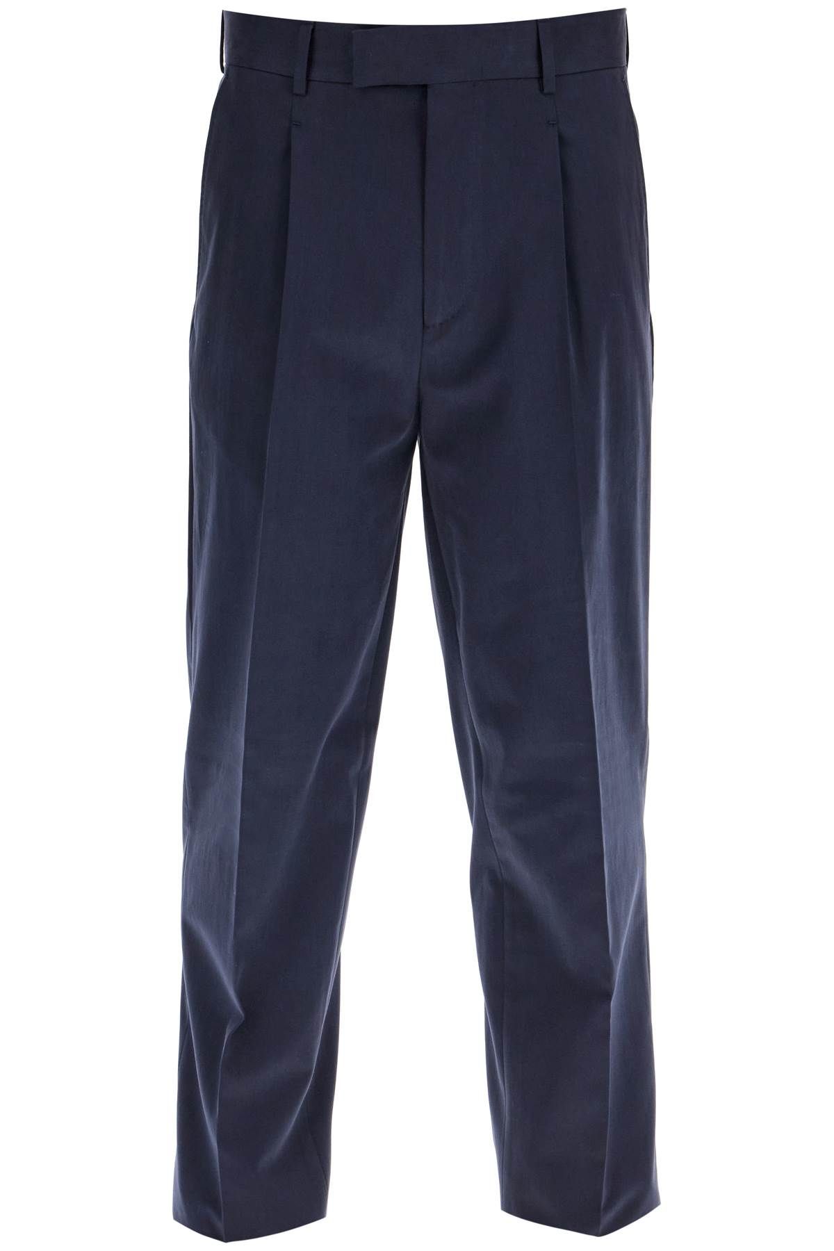 zegna ZEGNA cashco pleated fit trousers