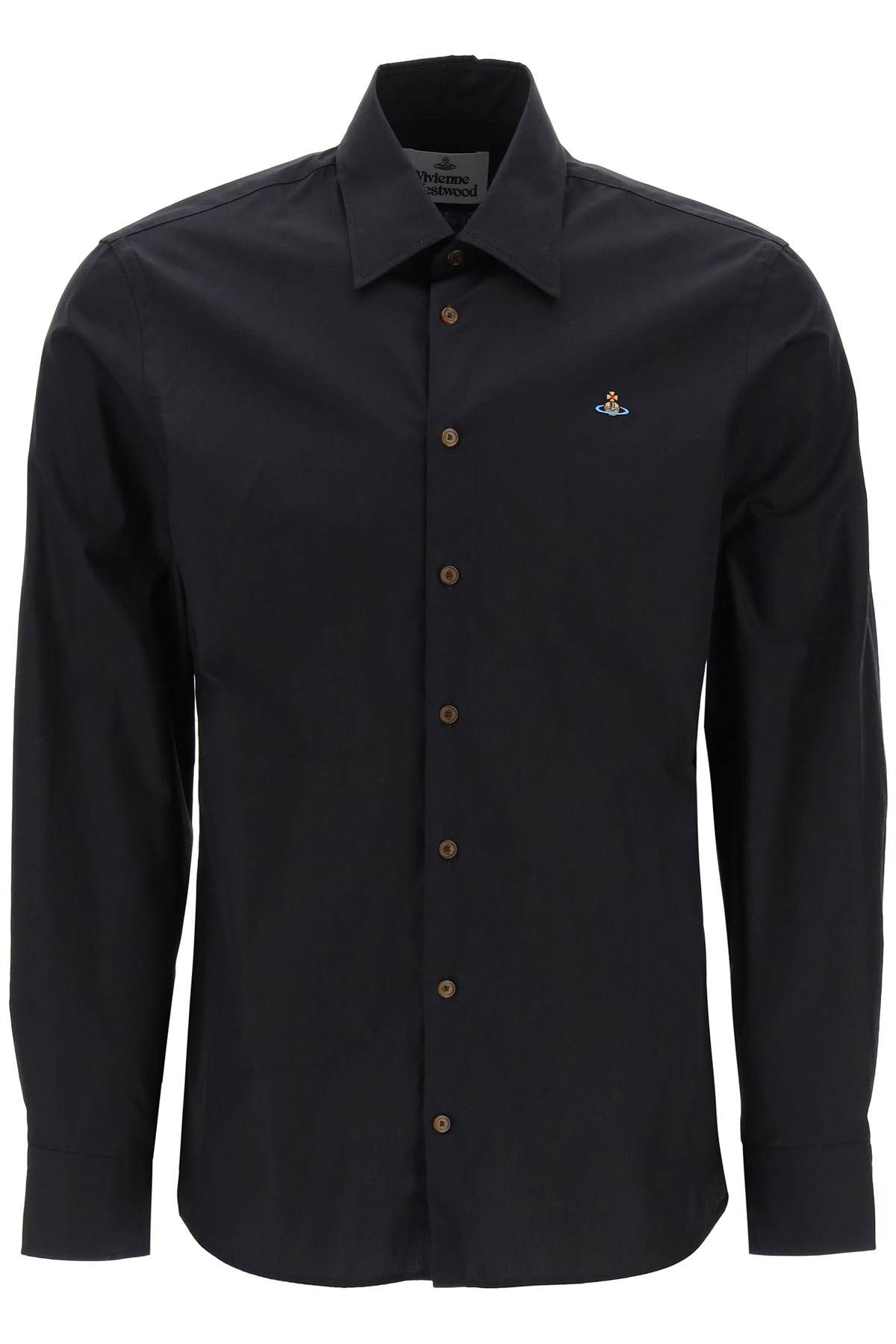 Vivienne Westwood VIVIENNE WESTWOOD ghost shirt with orb embroidery