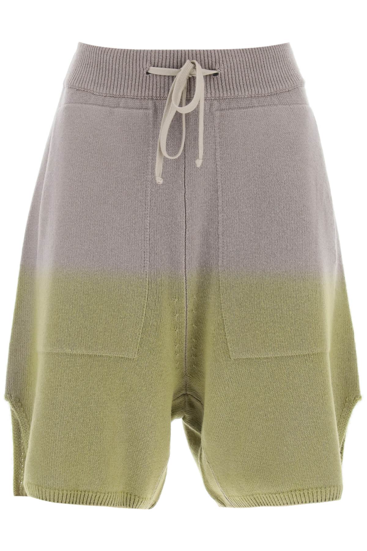  MONCLER X RICK OWENS loose fit cashmere shorts