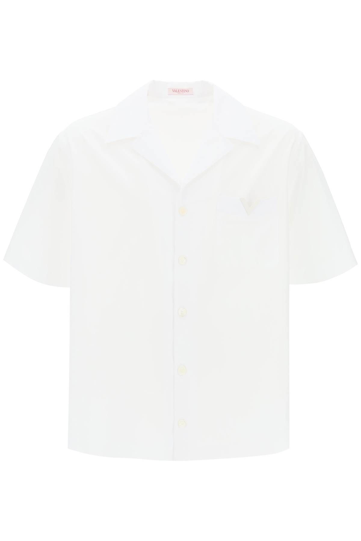 VALENTINO GARAVANI VALENTINO GARAVANI "v detail bowling shirt with v-