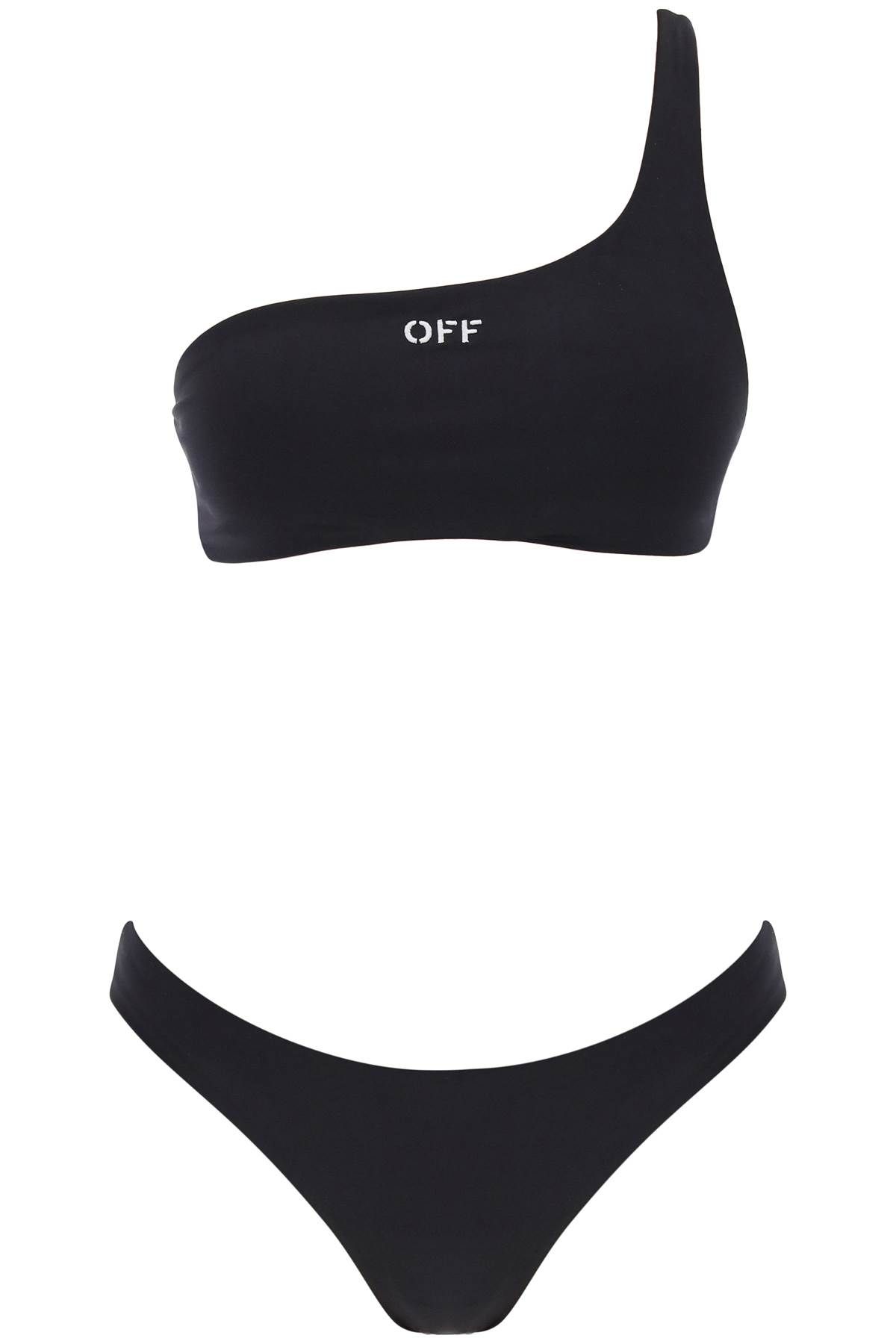 OFF-WHITE OFF-WHITE embroidered logo bikini set with