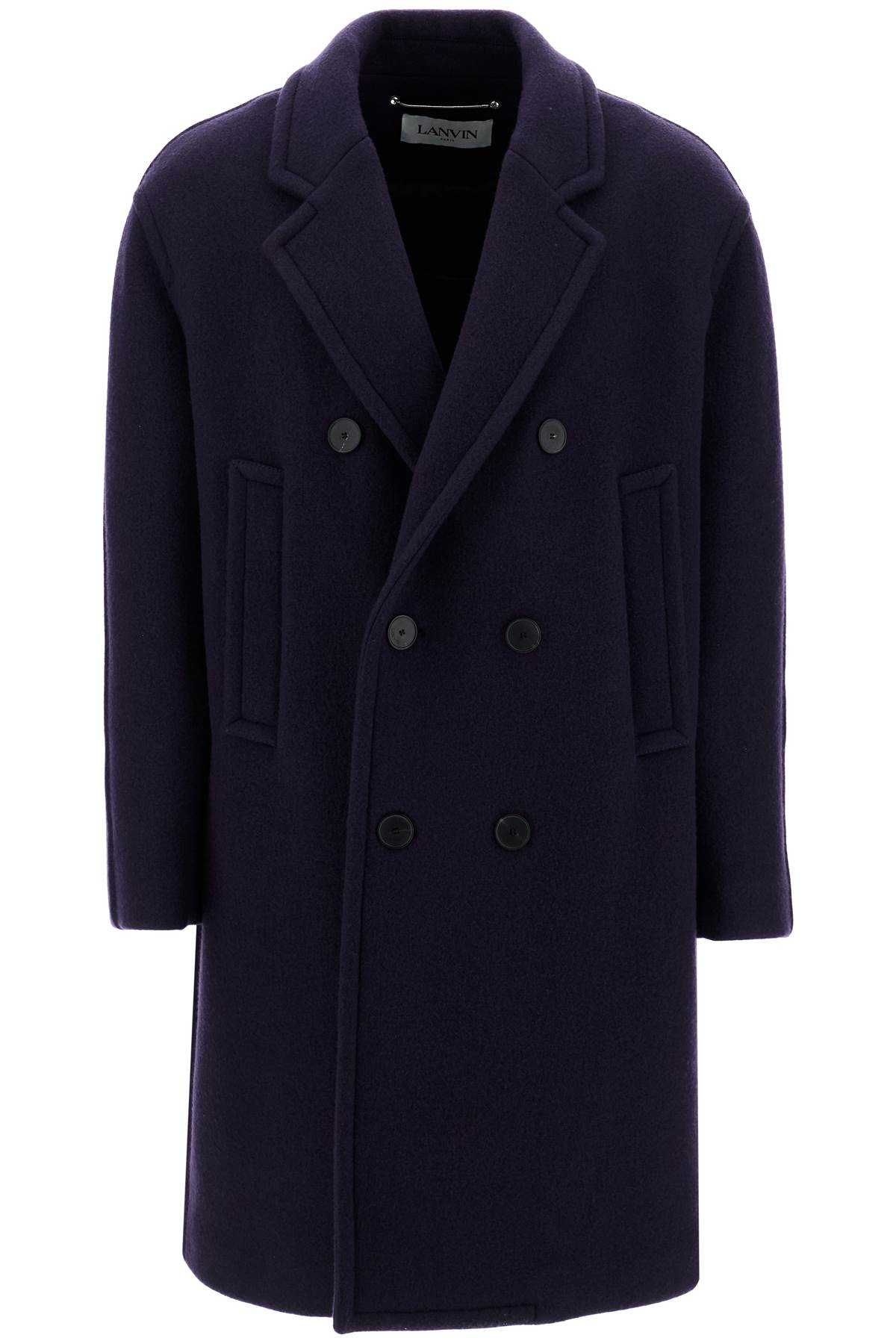 Lanvin LANVIN double-breasted heavy wool coat