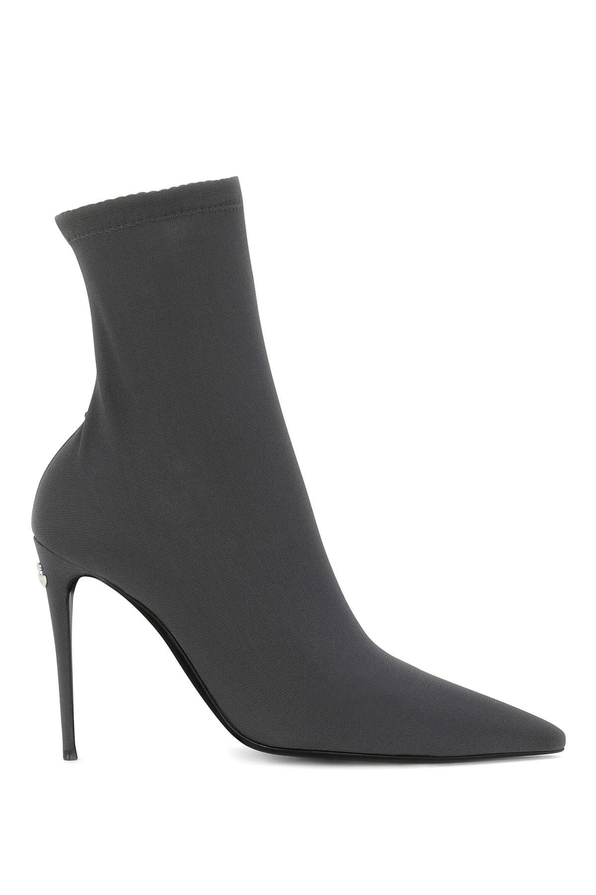 Dolce & Gabbana DOLCE & GABBANA stretch jersey ankle boots