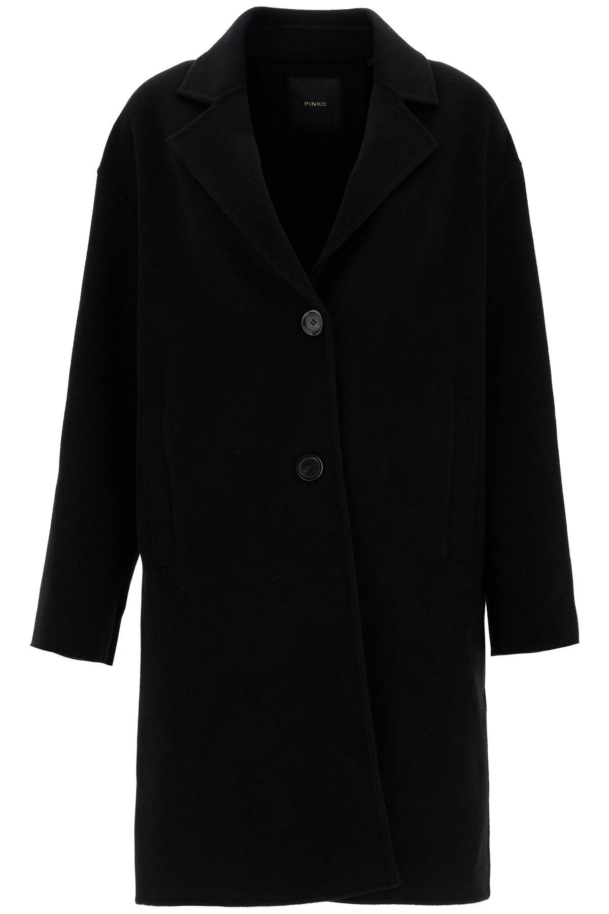 Pinko PINKO double wool coat with screwdriver design