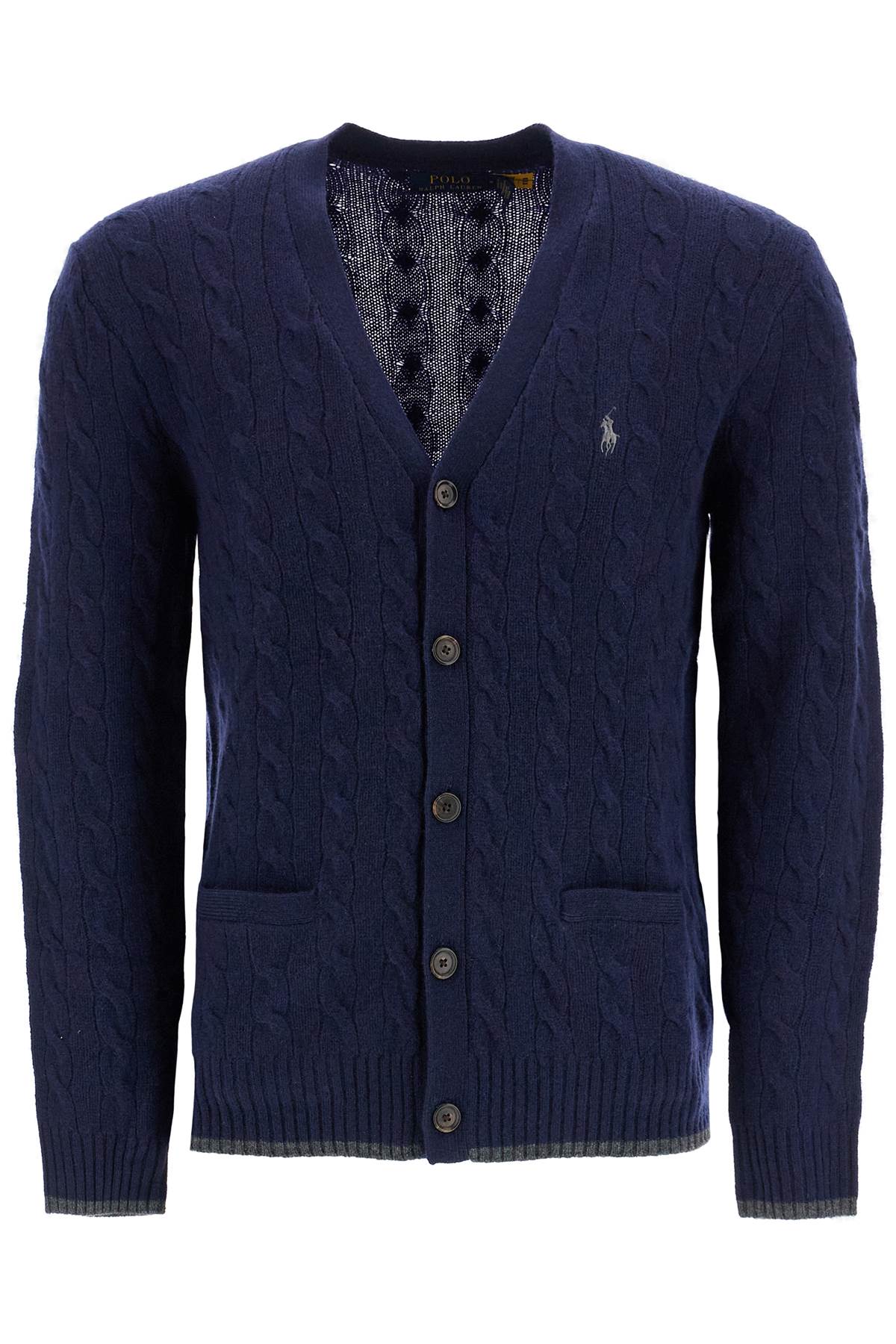 Polo Ralph Lauren POLO RALPH LAUREN wool and cashmere braided cardigan