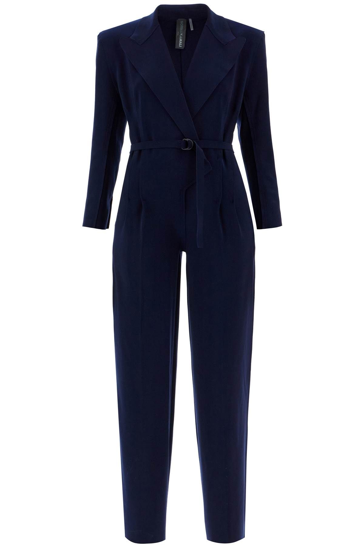 Norma Kamali NORMA KAMALI double-breasted straight leg jumpsuit