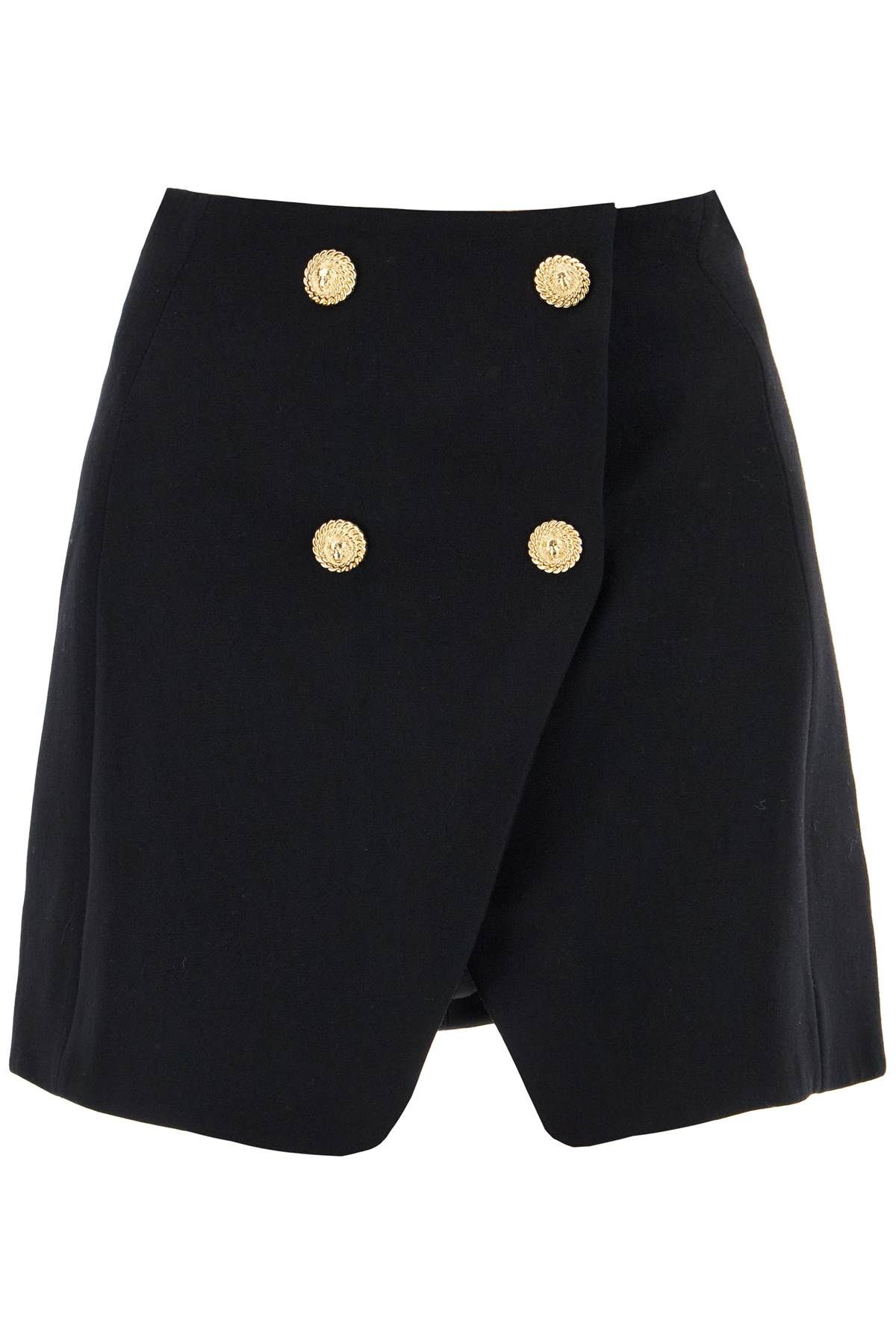 Balmain BALMAIN "mini skirt in grain de p
