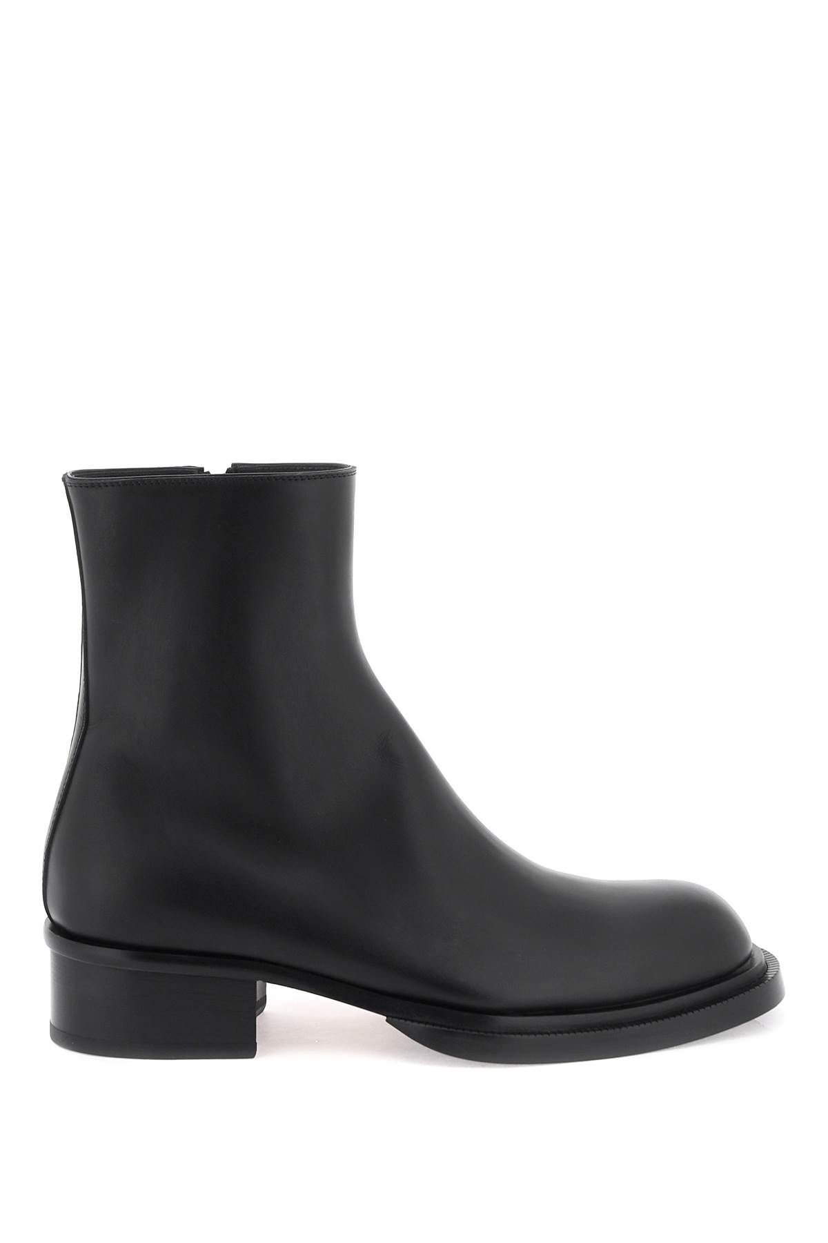 Alexander McQueen ALEXANDER MCQUEEN cuban stack ankle boots